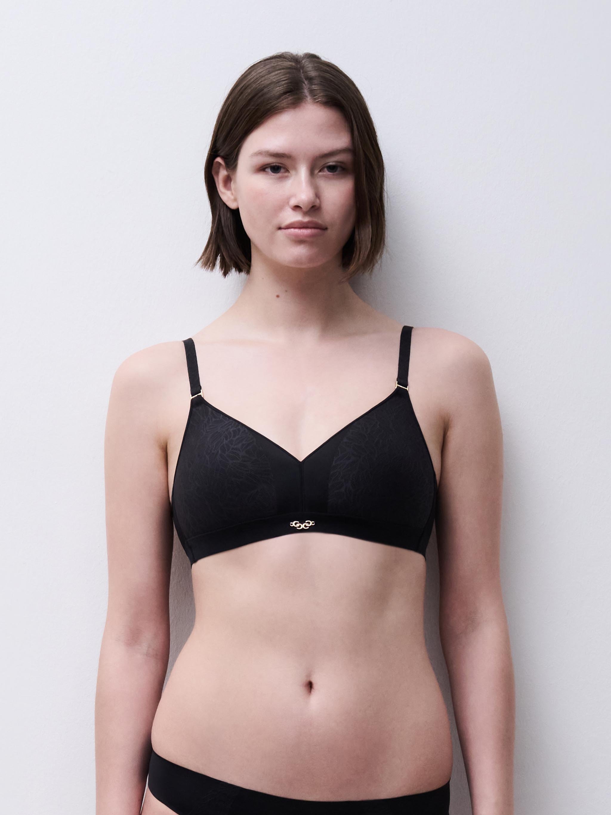 Non-wired padded lace bra CHANTELLE