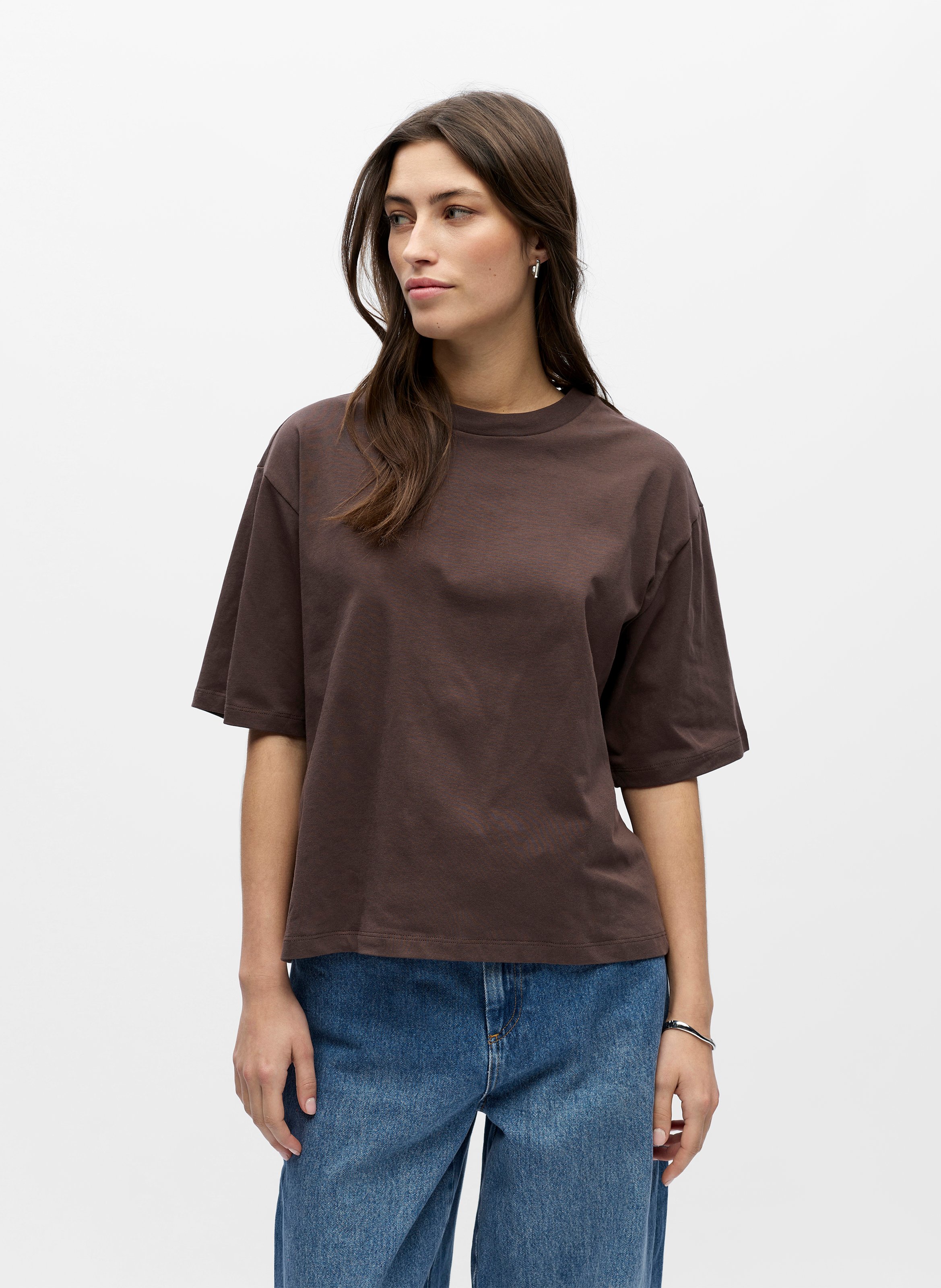 Round-neck organic cotton T-shirt OBJECT