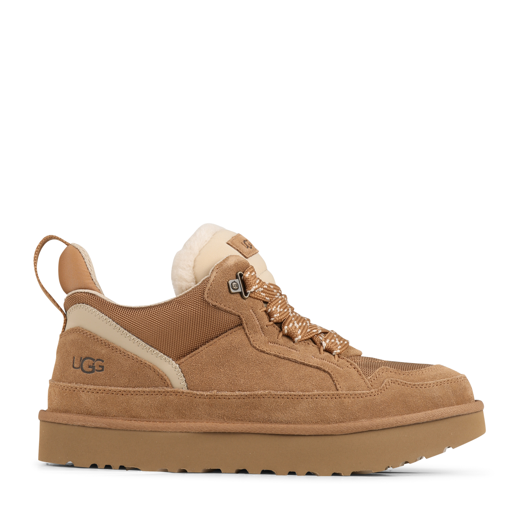 Baskets montantes en cuir mélangé UGG Marron