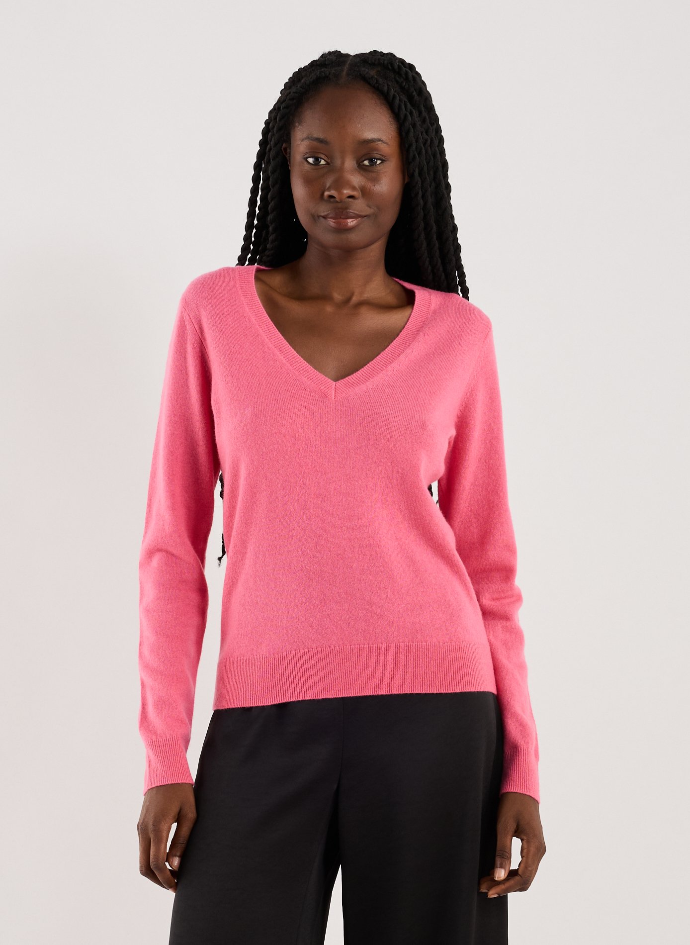 Cashmere sweater AU PRINTEMPS PARIS Pink