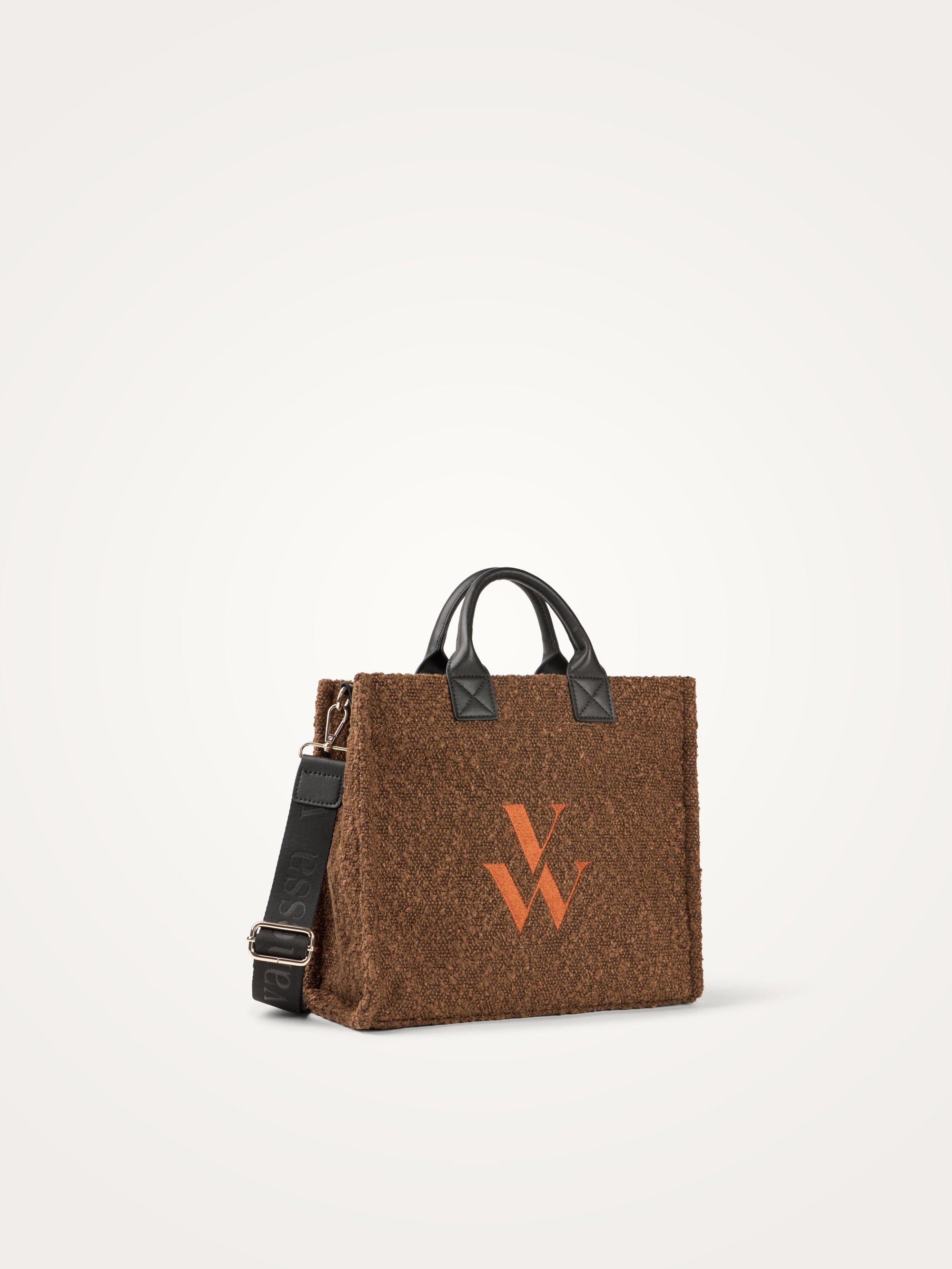 Tote bag with handles VANESSA WU Brown