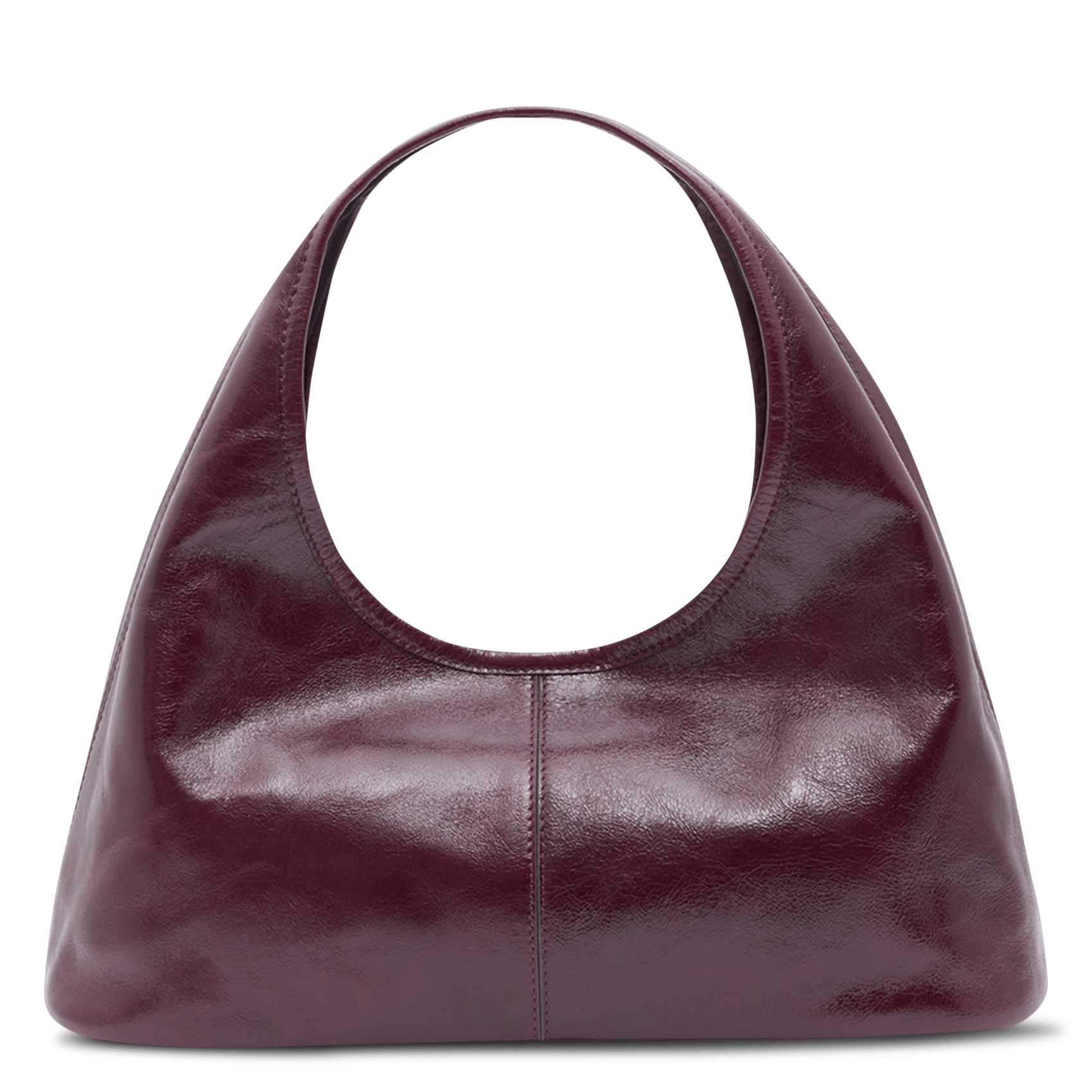 Hobo-Bag aus Leder | Rot PABLO Damen