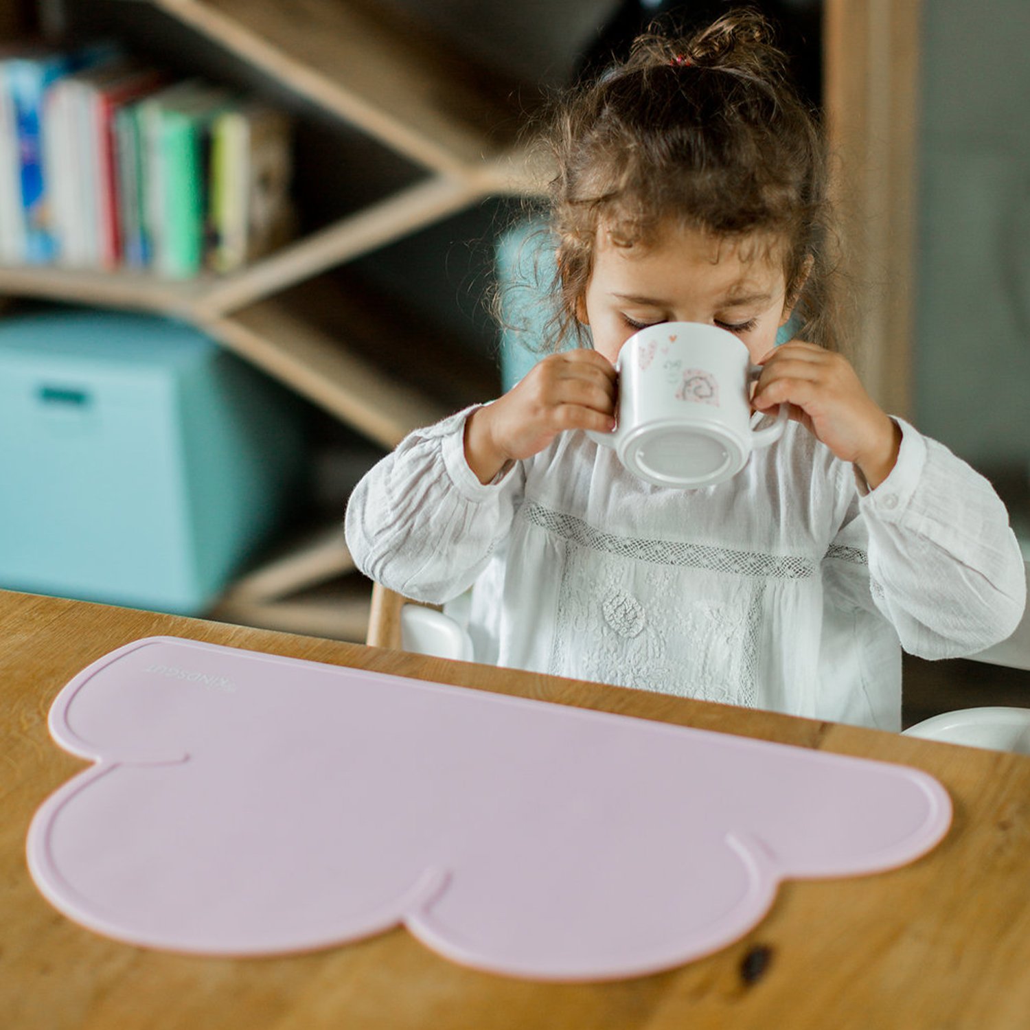 Cloud silicone placemat KINDSGUT Pink