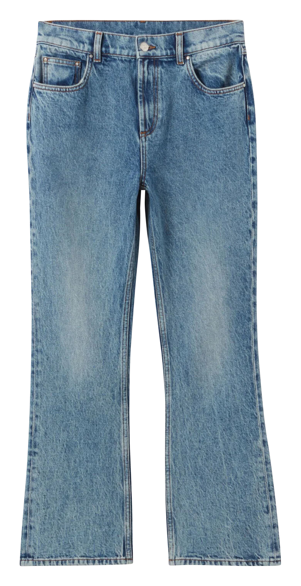 Jean flare en coton mélangé CLAUDIE PIERLOT Bleu