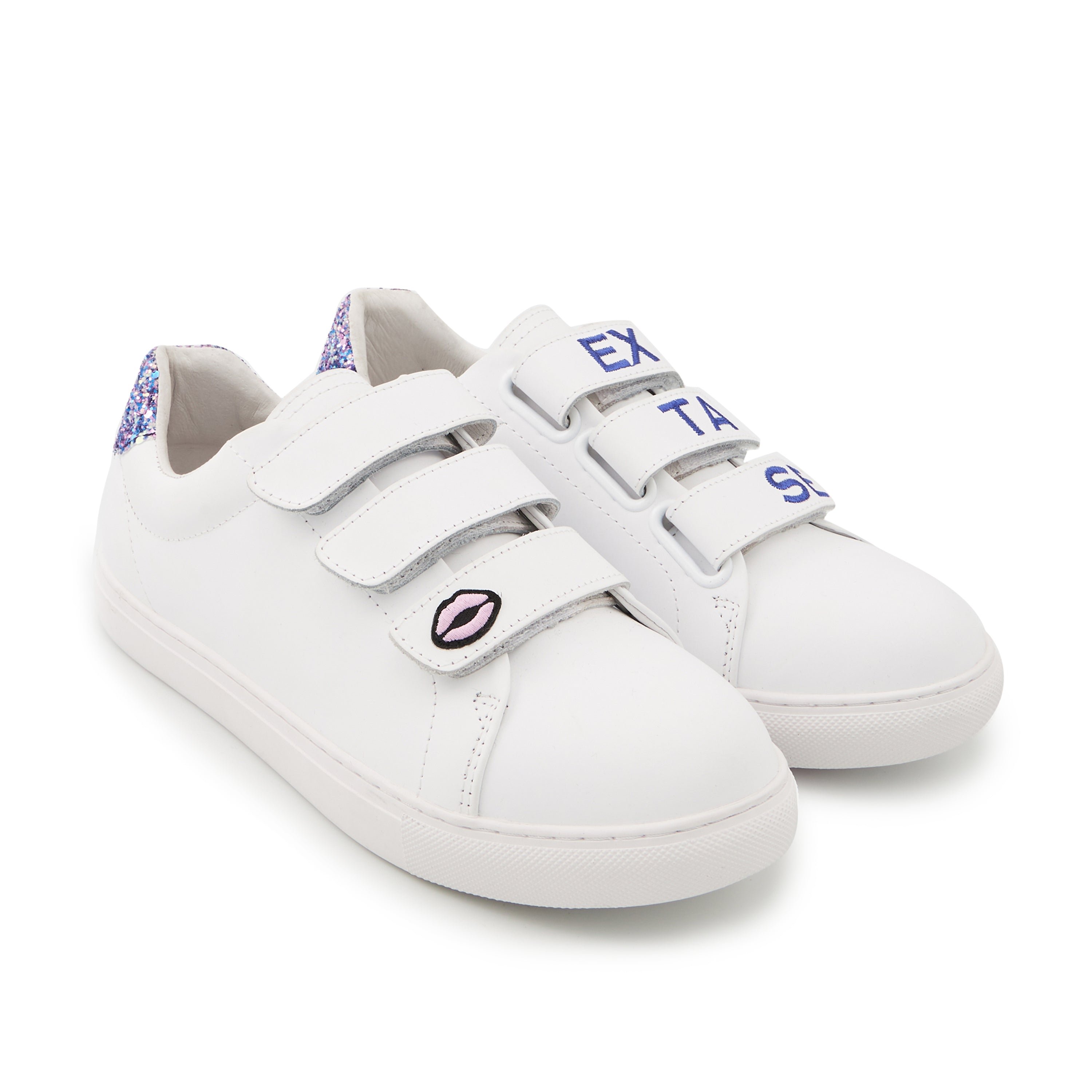 Leather sneakers BONS BAISERS PARIS White