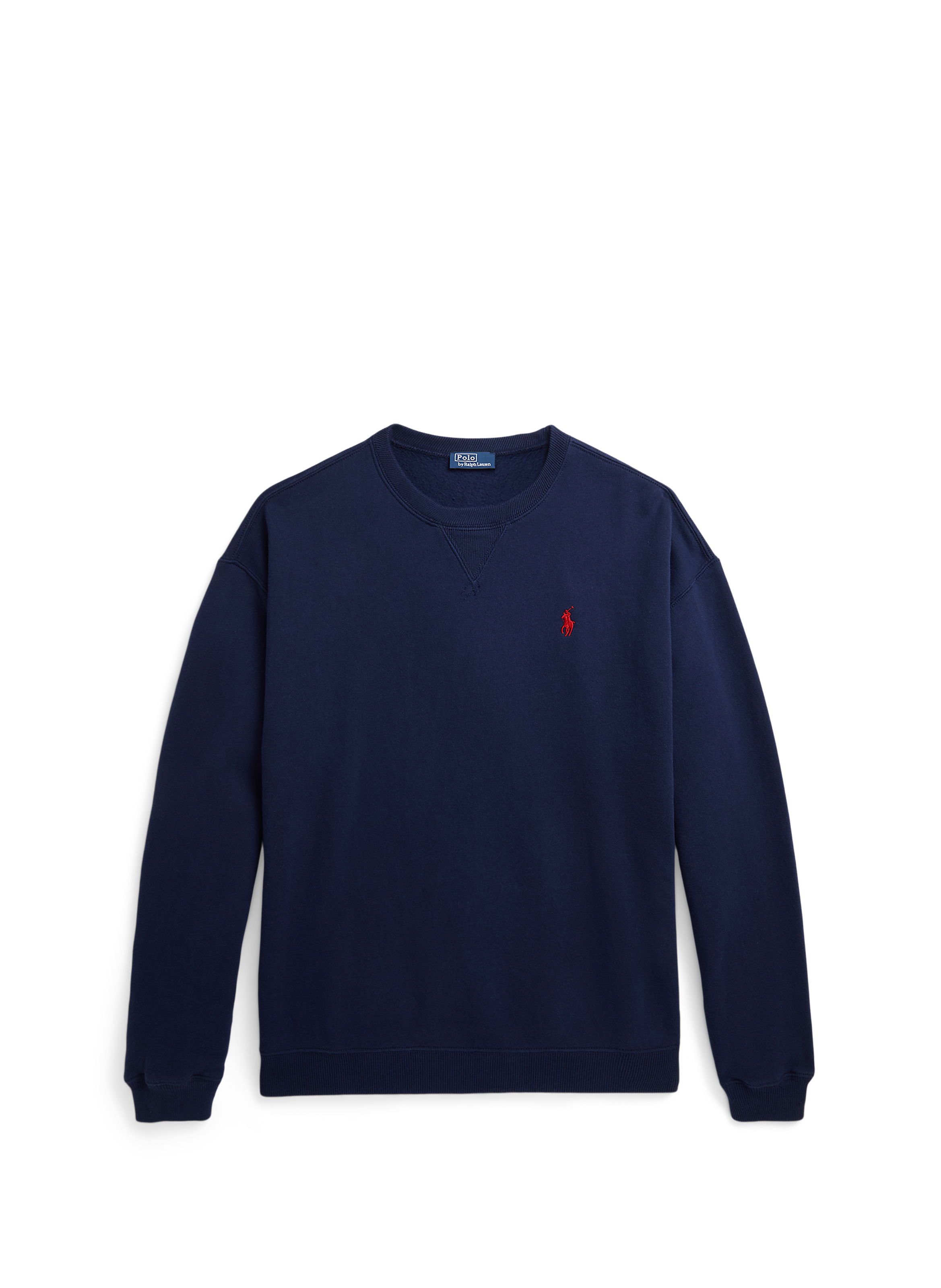 Straight cotton-blend sweatshirt POLO RALPH LAUREN Blue