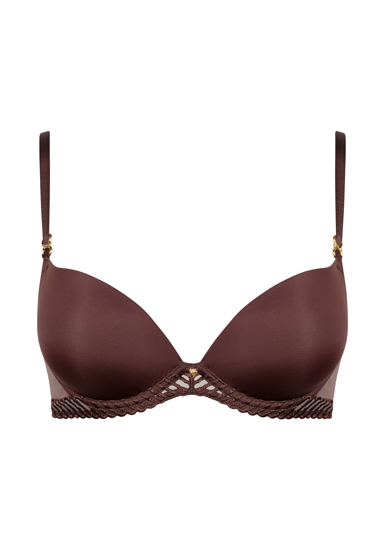 Push-up bra with molded cups AUBADE Brown