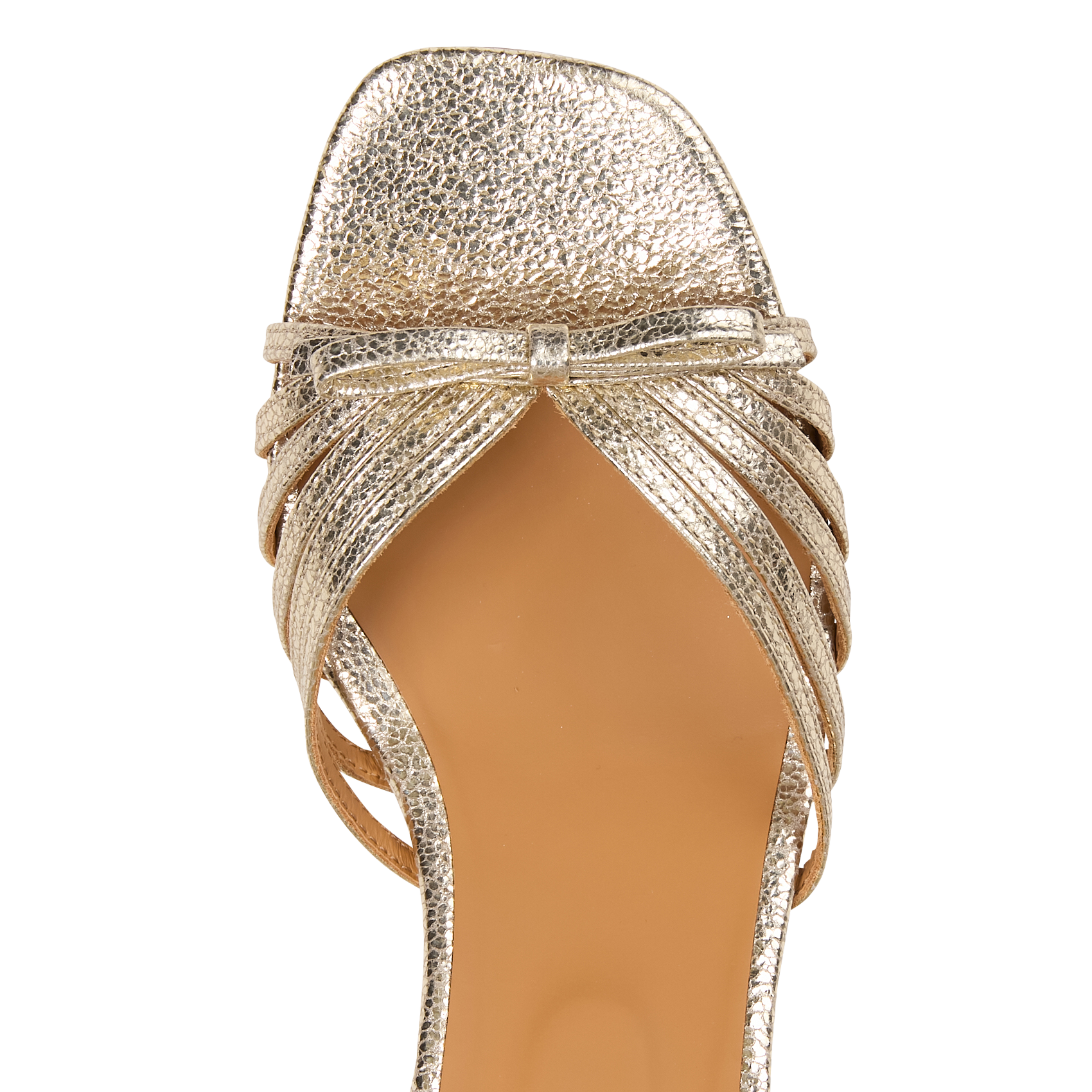 Caflo suede high sandals BOBBIES Golden