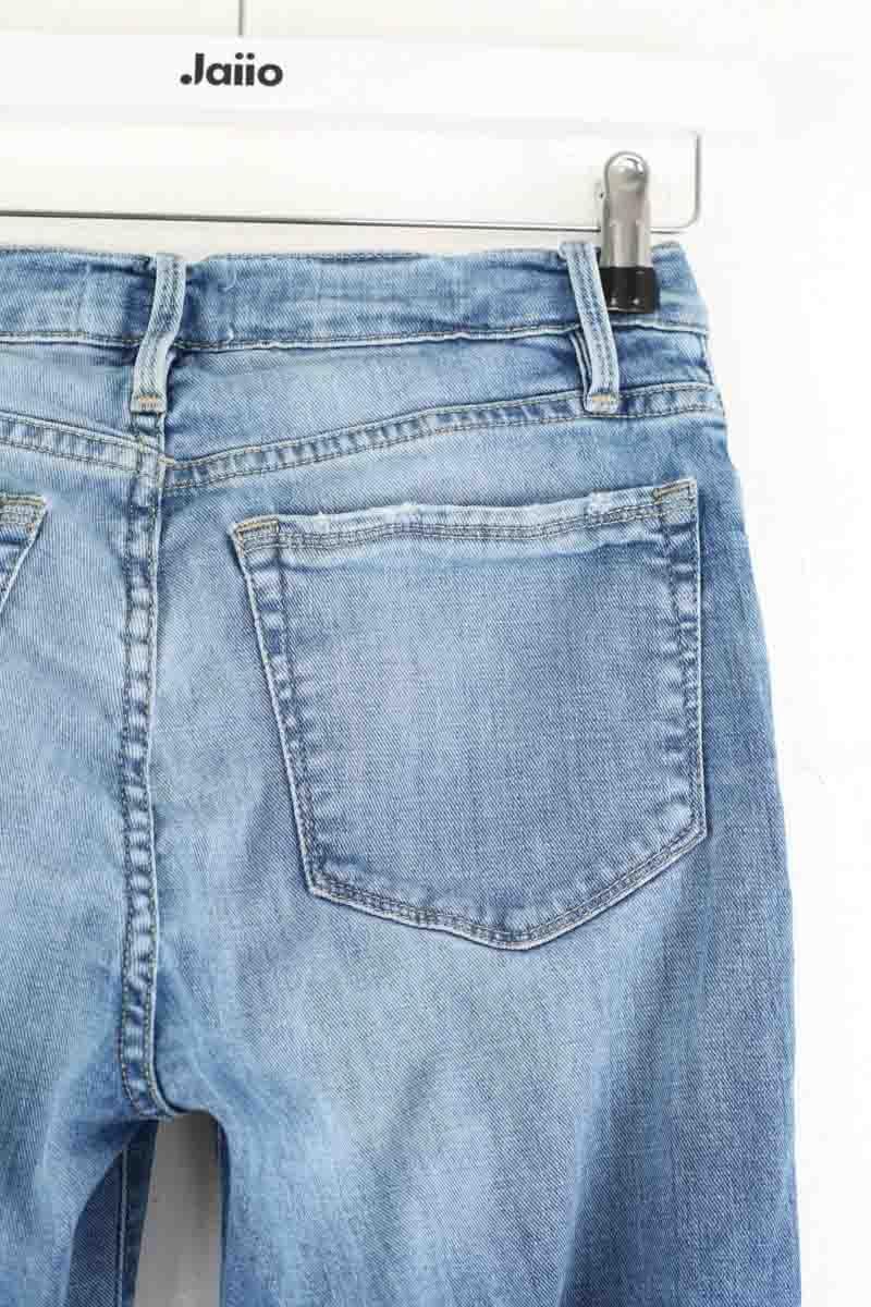 Cotton skinny jeans FRAME - Seconde Main Blue