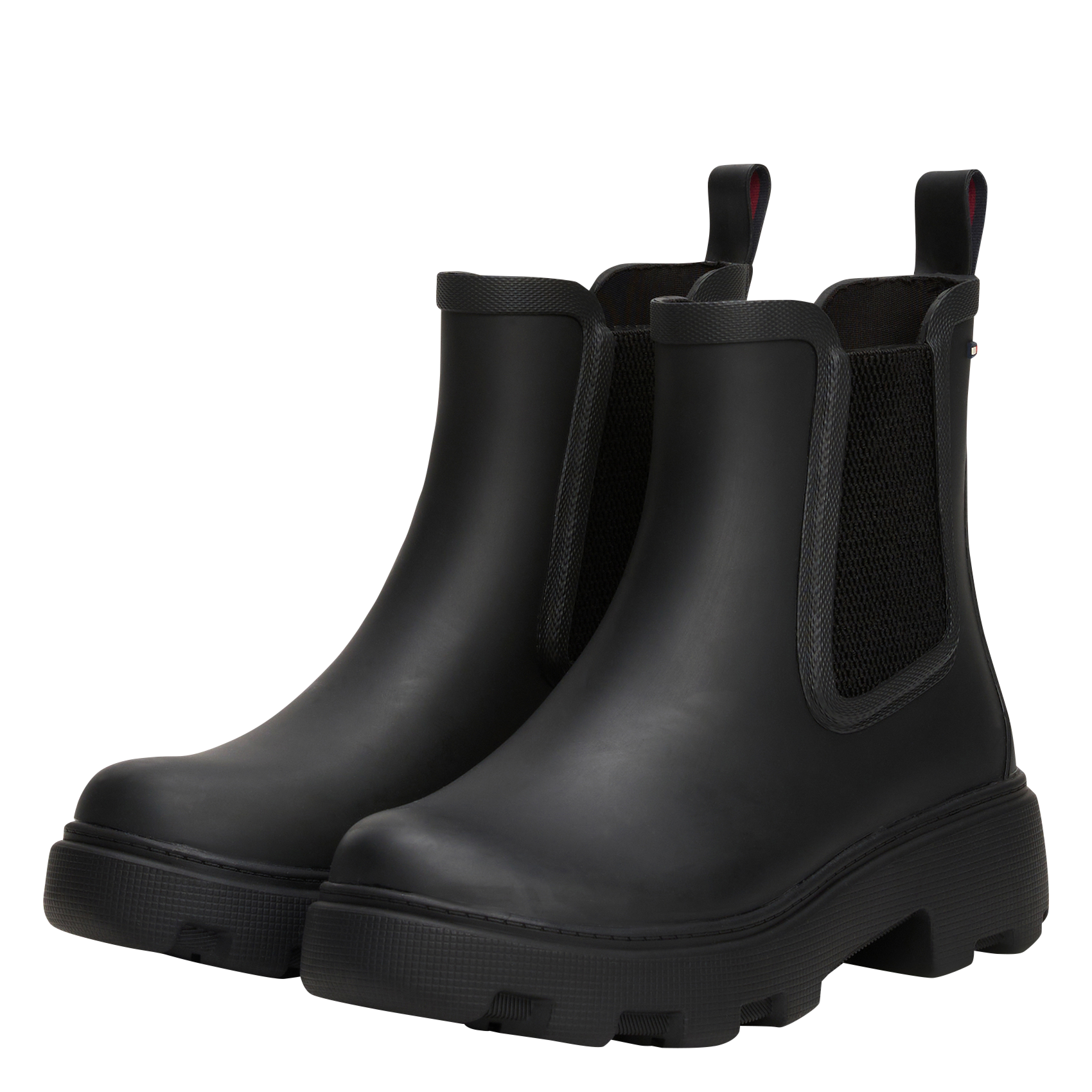 Bottines de pluie TOMMY HILFIGER Noir