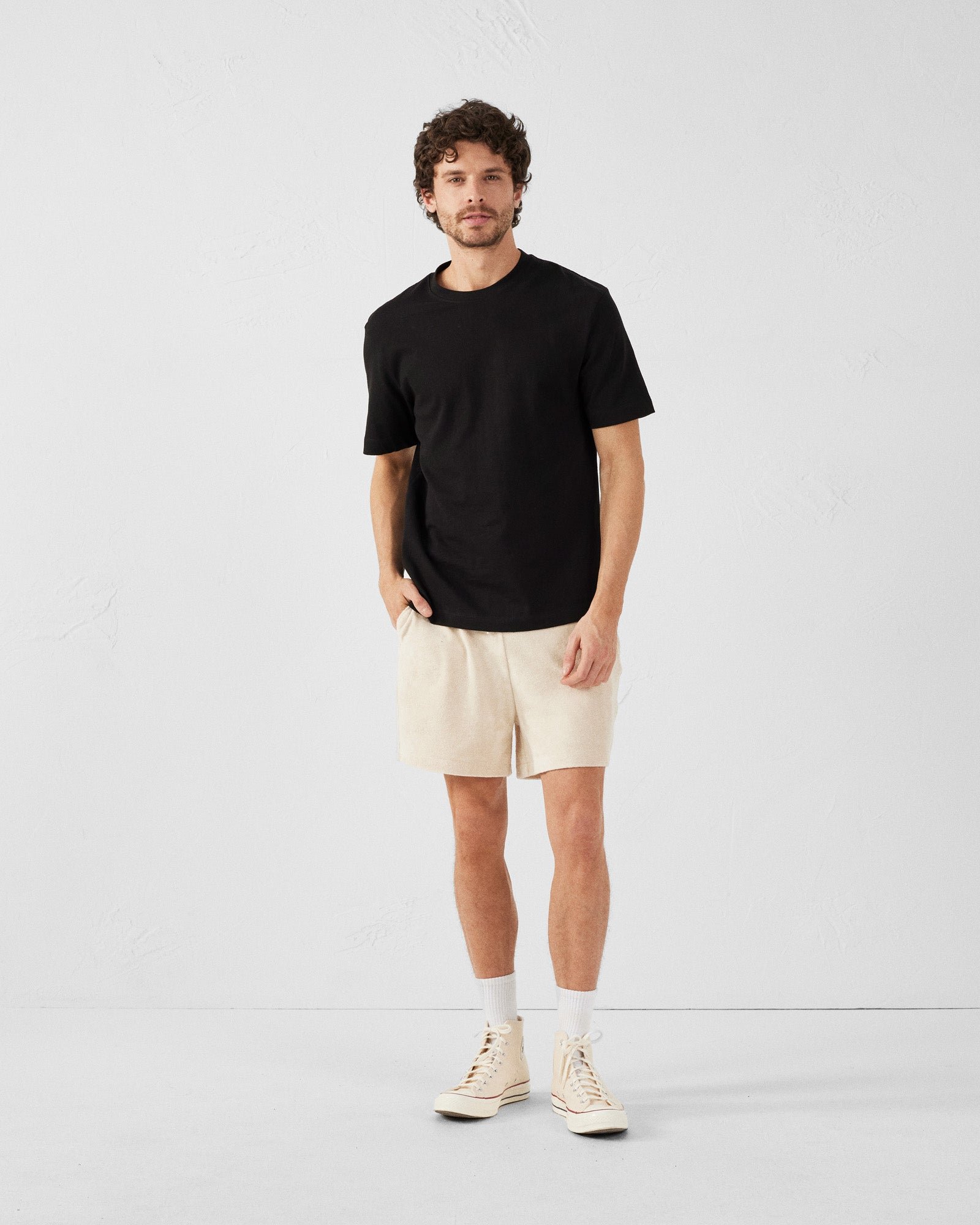 Eagle sponge shorts JOTT White