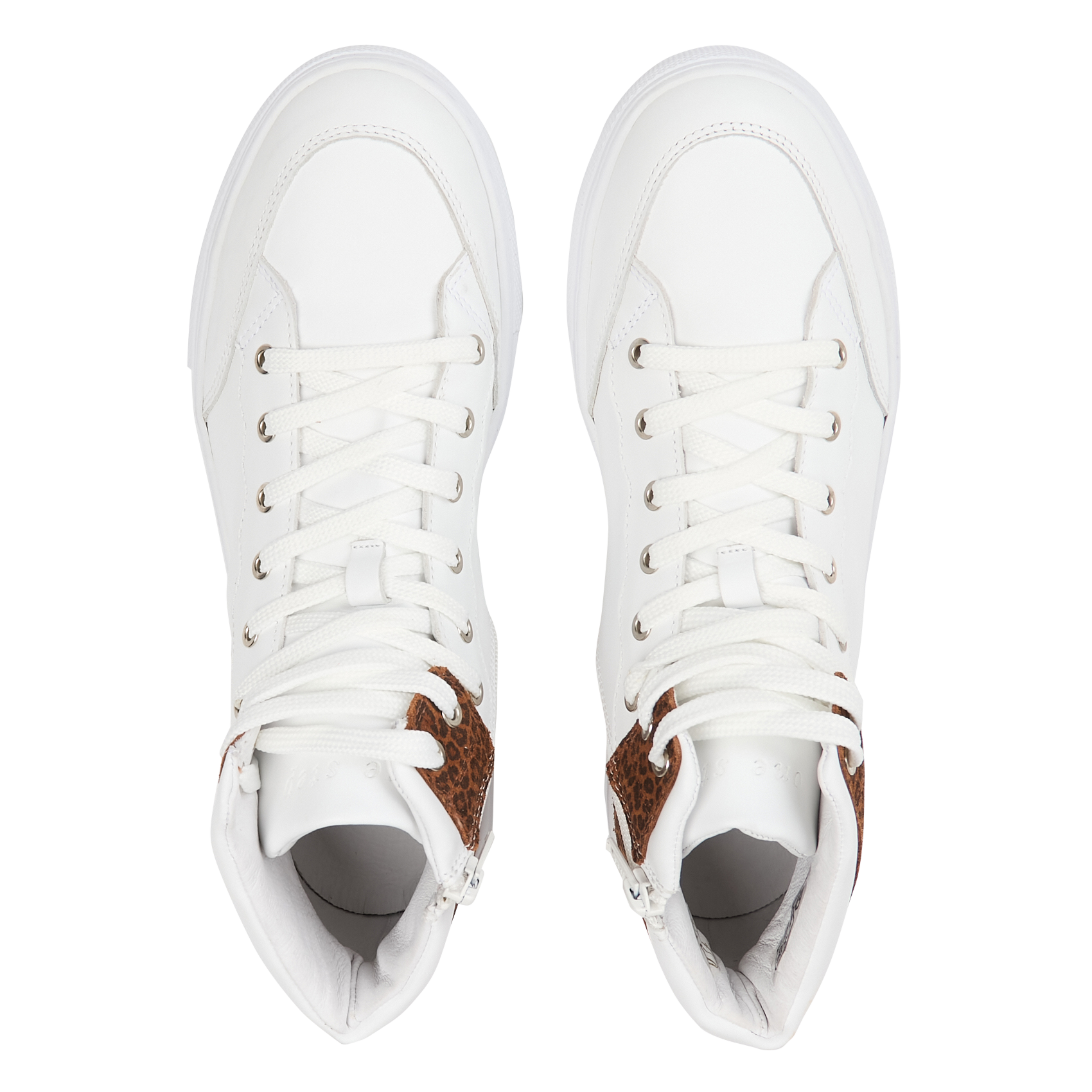 Baskets hautes en cuir ONE STEP Marron