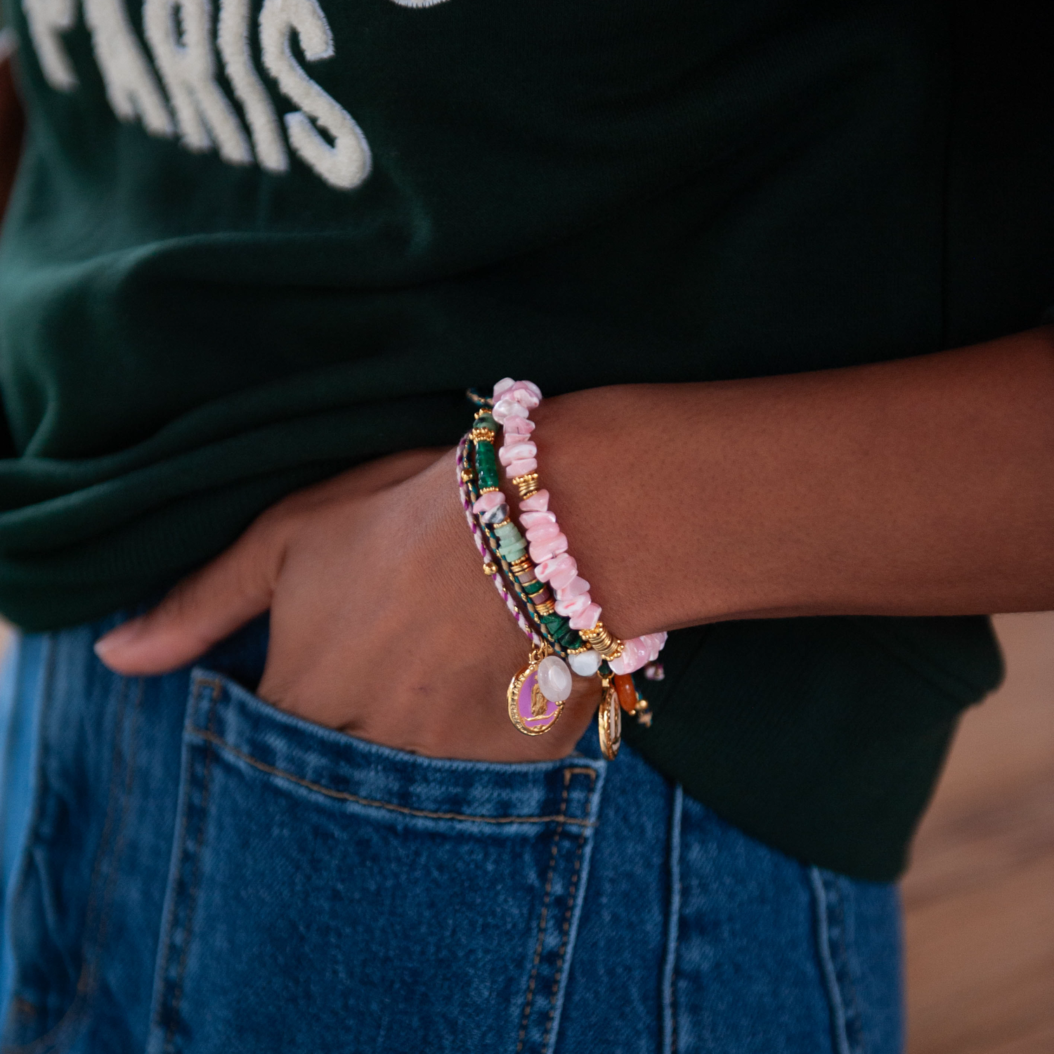 Heishi Bracelet - Christelle L'ATELIER DES DAMES Golden