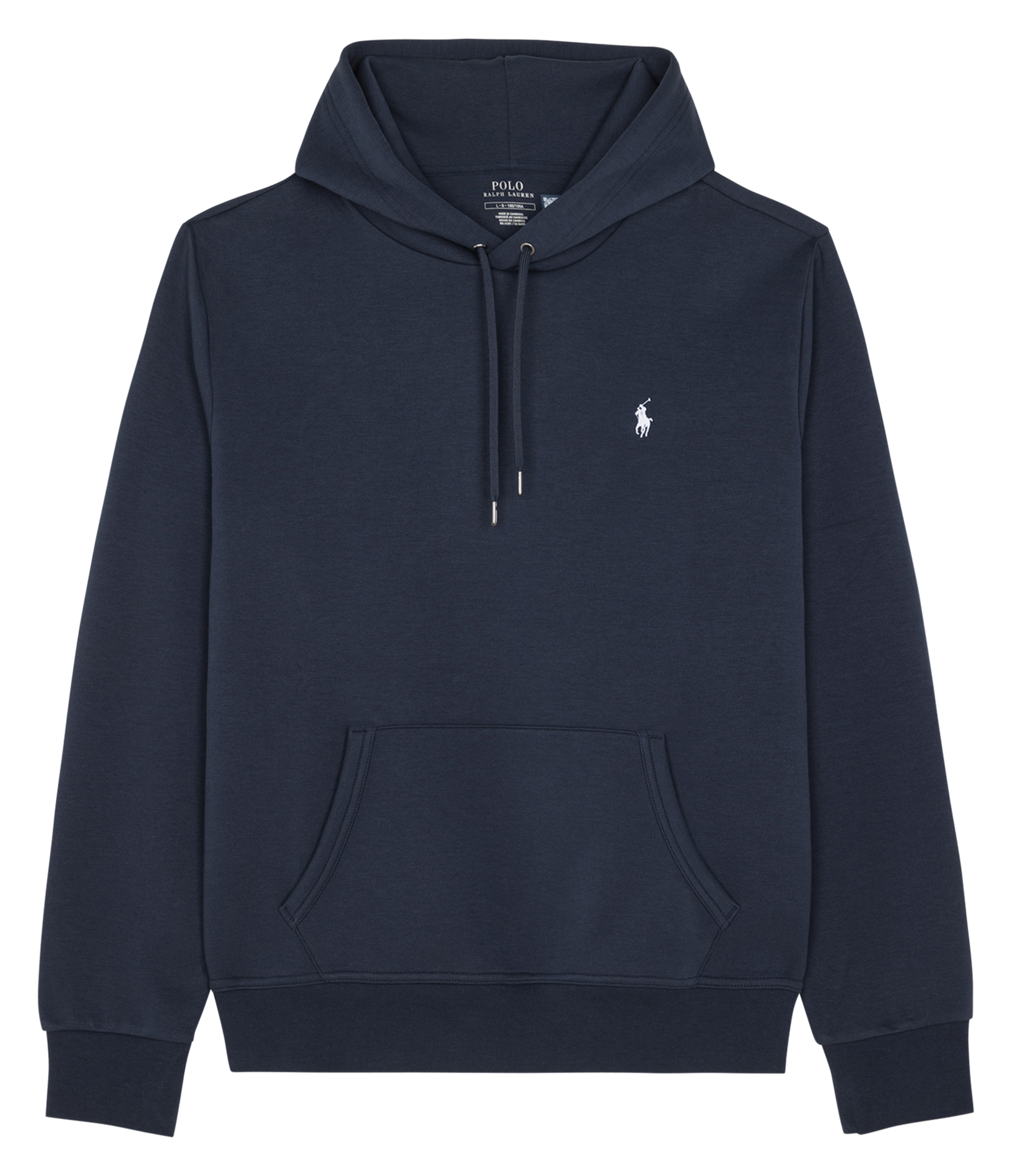 Rechte sweater met capuchon | katoenblend POLO RALPH LAUREN Blauw