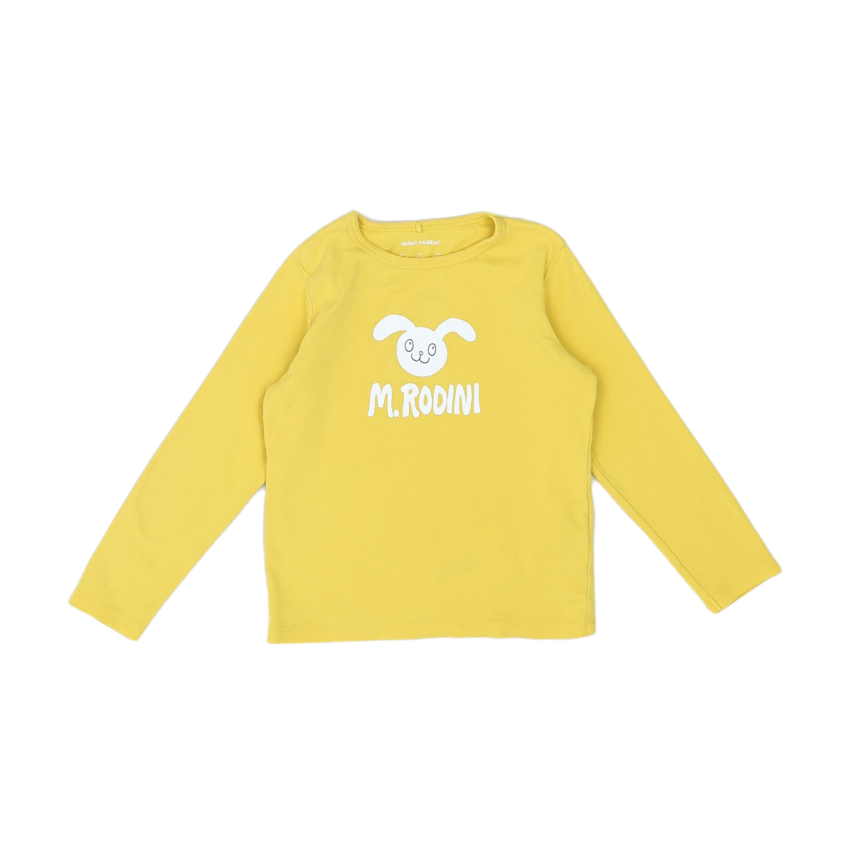 Yellow Kids T-shirt - 6 years MINI RODINI - Seconde main Yellow
