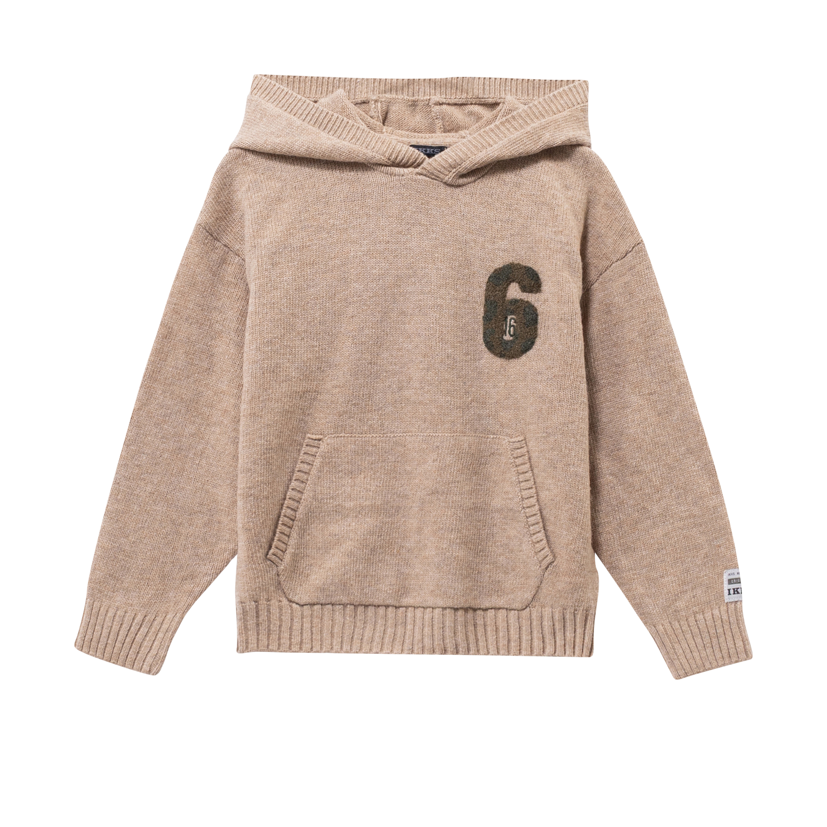 Abidjan - Wollpullover mit Rundhalsausschnitt IKKS JUNIOR Beige