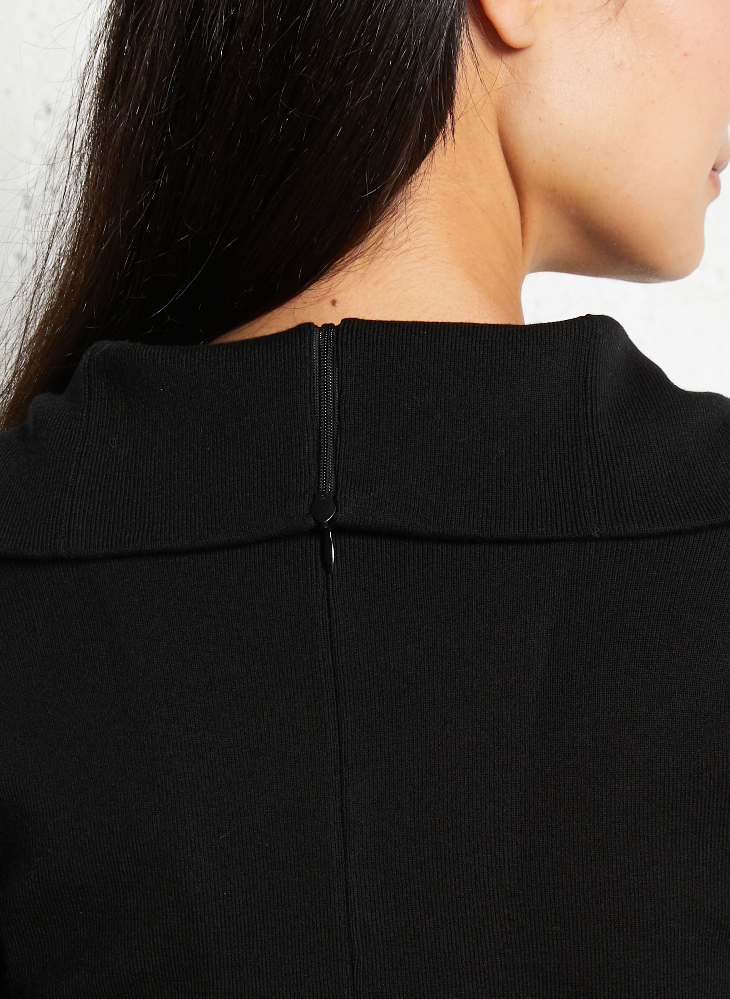 Pullover aus Wollmix mit Stehkragen BERENICE Schwarz