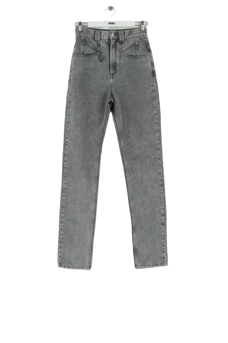 - Straight-leg jeans
- 5 pockets
- Straight cut
- Faded effect ISABEL MARANT - Seconde Main Grey