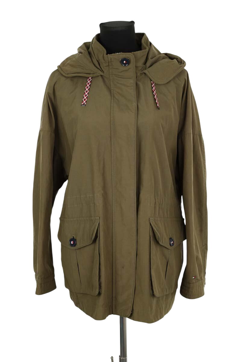 Coat TOMMY HILFIGER - SECONDE MAIN Khaki