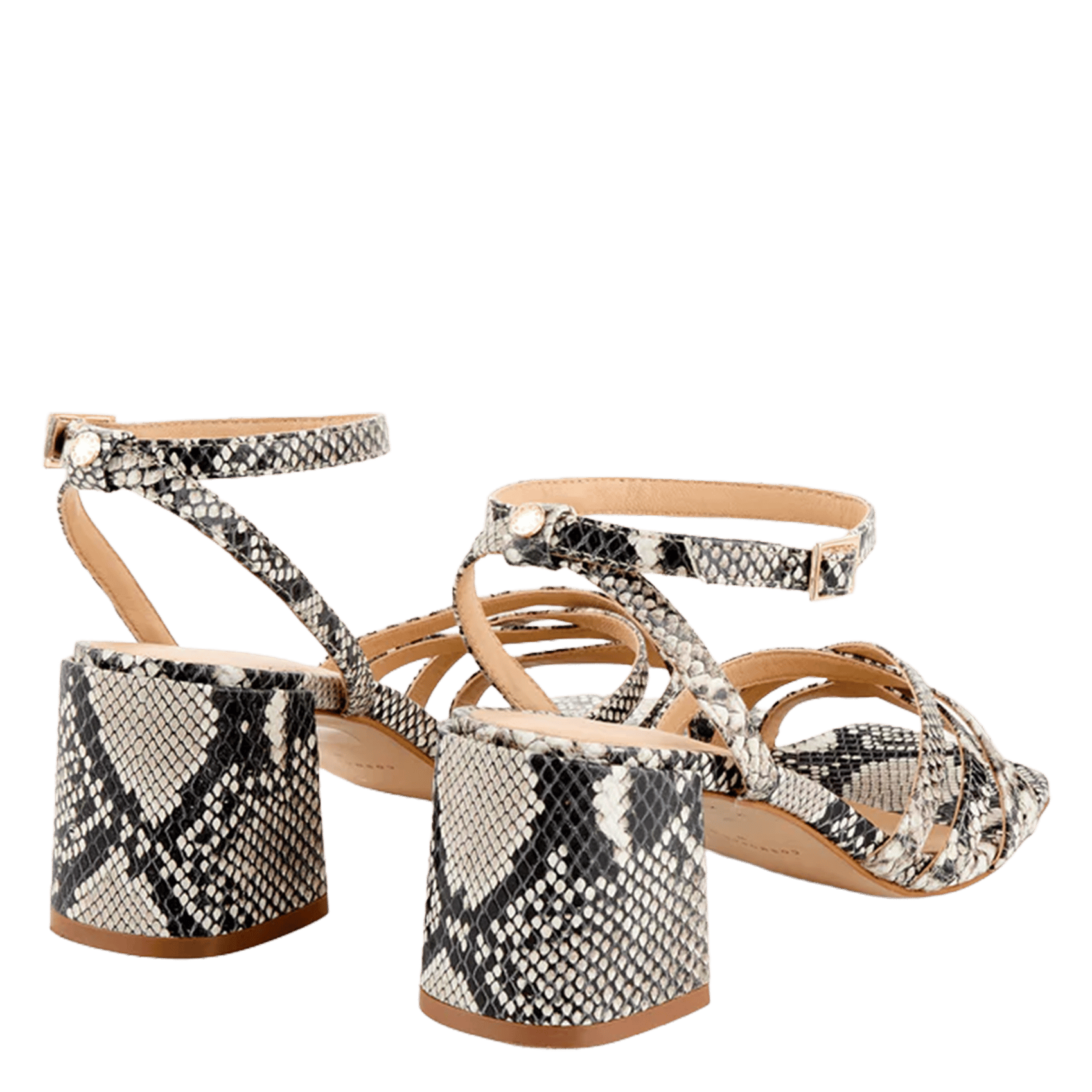 Sandalias altas de ante COSMOPARIS Beige