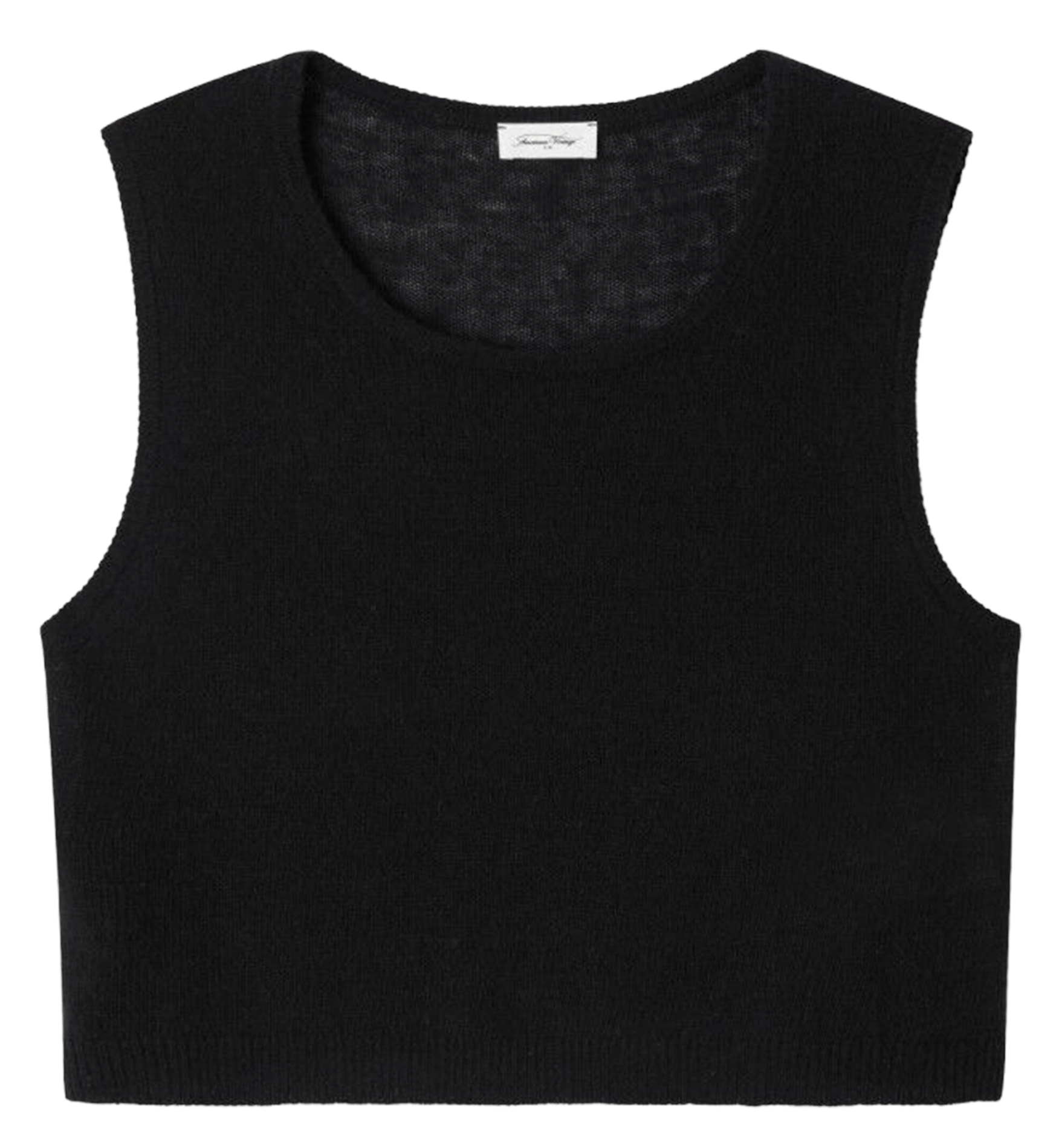 Sleeveless wool-blend sweater AMERICAN VINTAGE Black