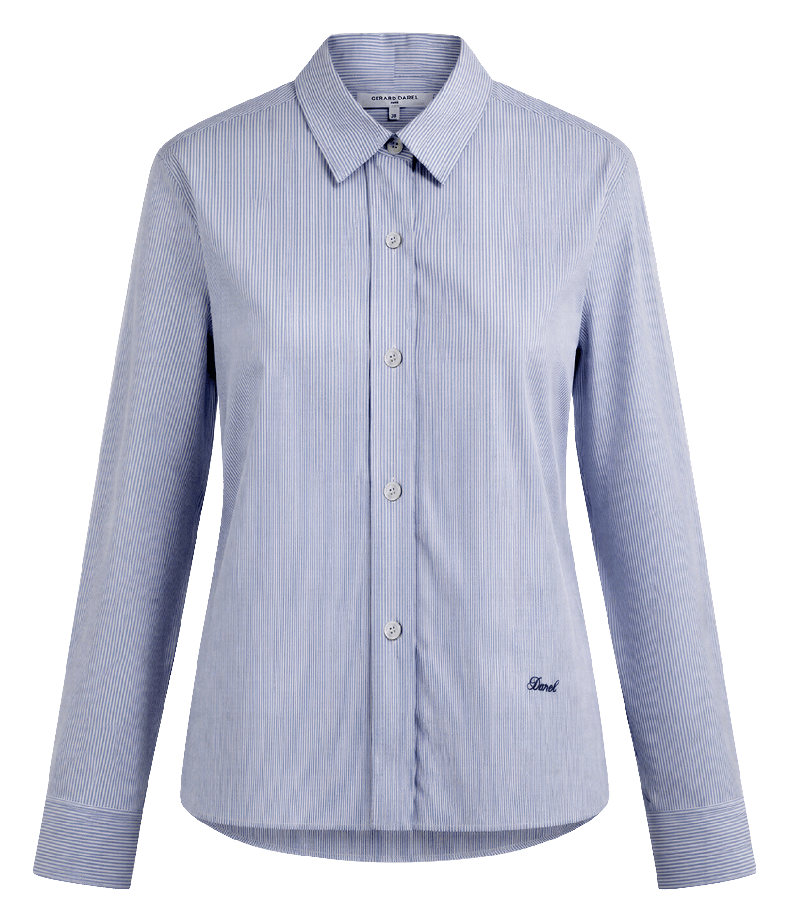 Gerade geschnittenes Hemd mit Streifen GERARD DAREL Blau
