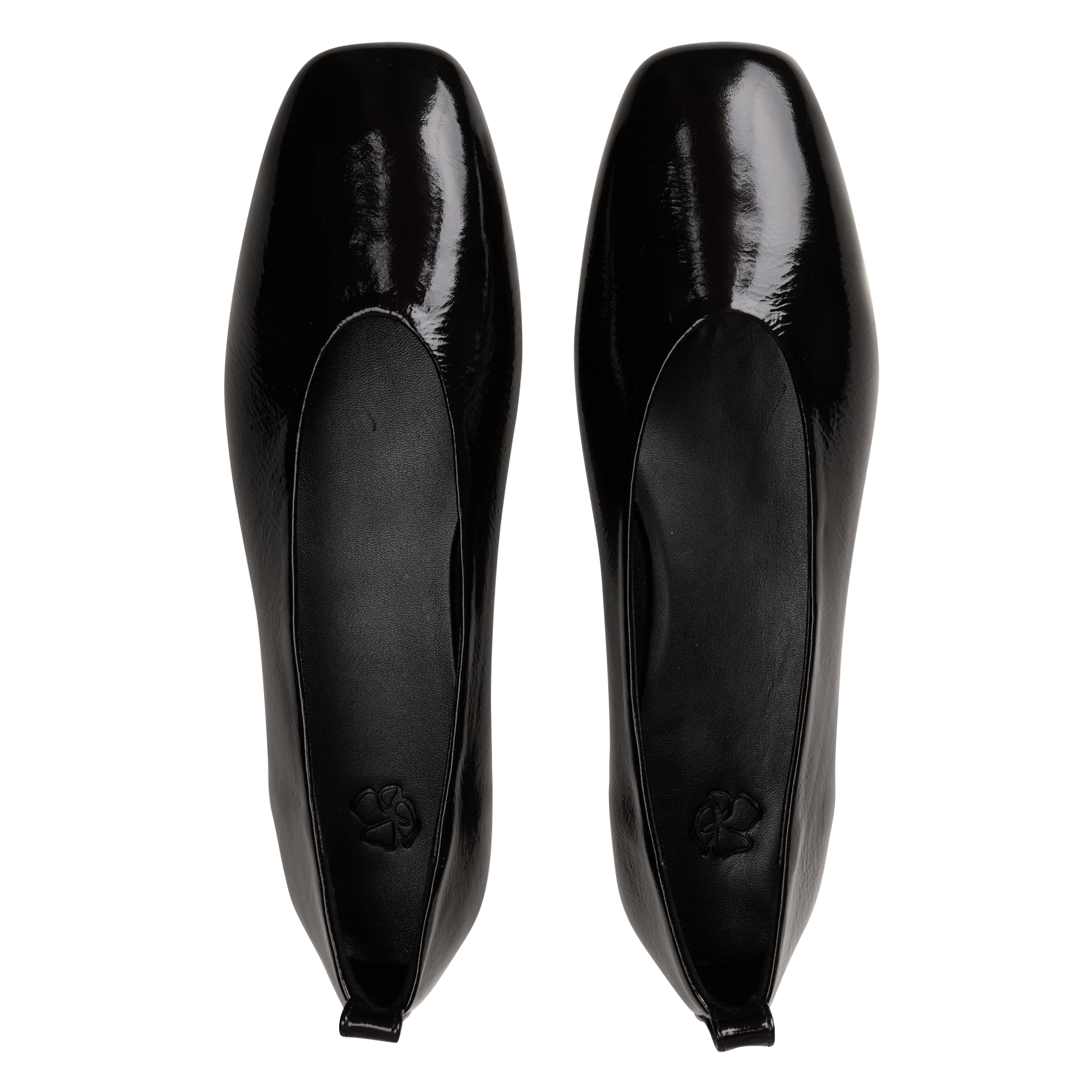 Lakleren ballerina's ODARE Zwart