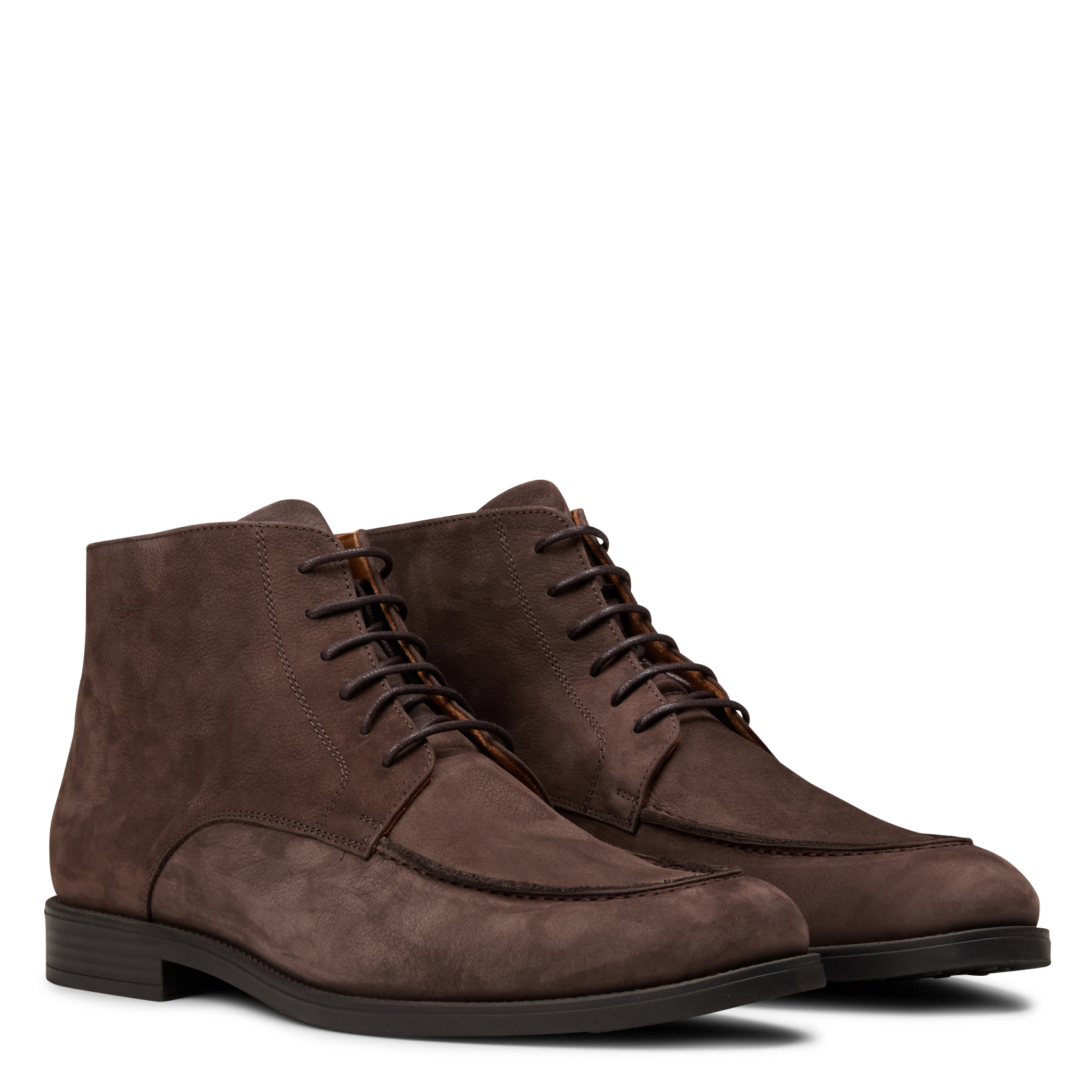 Boots à lacets en cuir HACKETT Marron