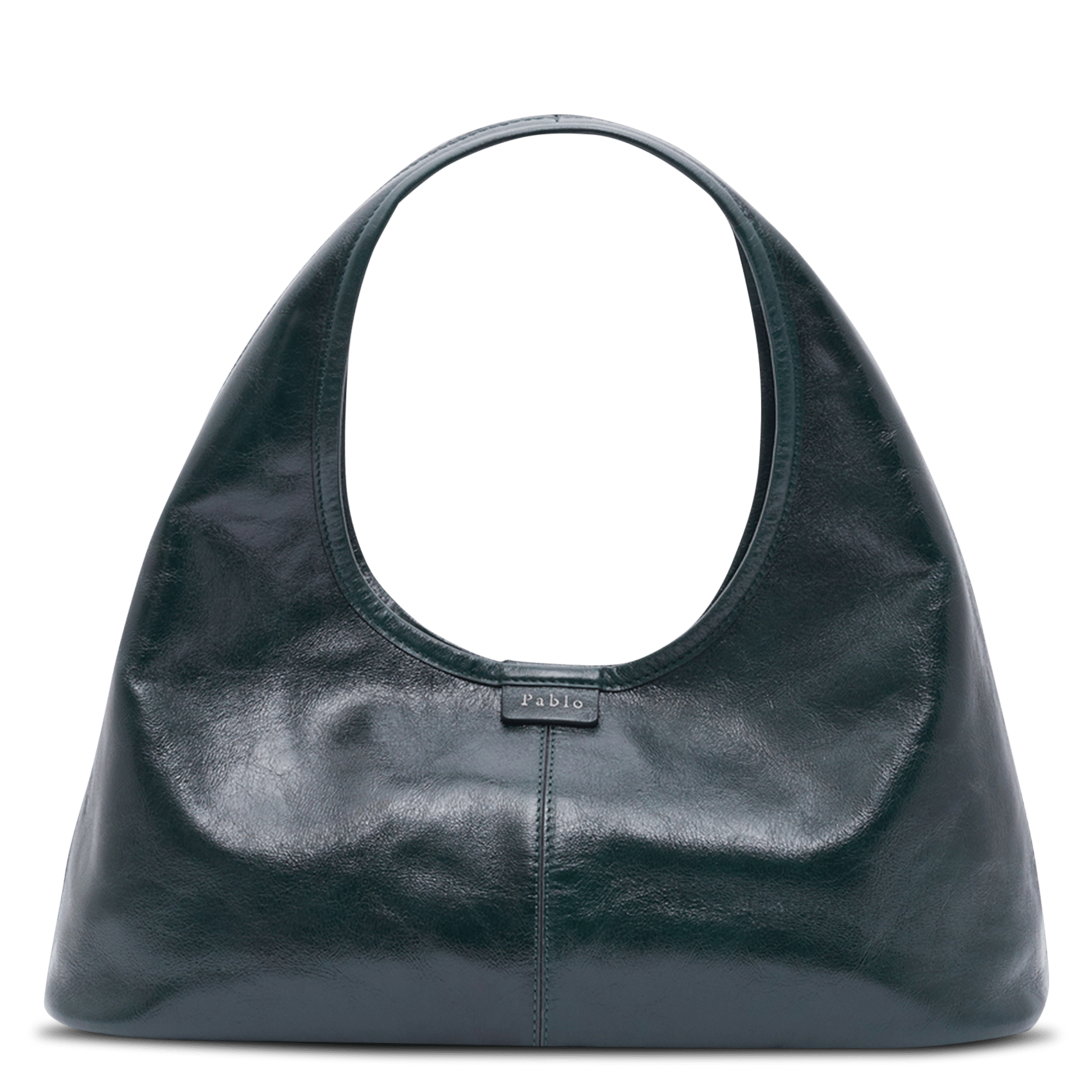 Hobo-Bag aus Leder PABLO Grun
