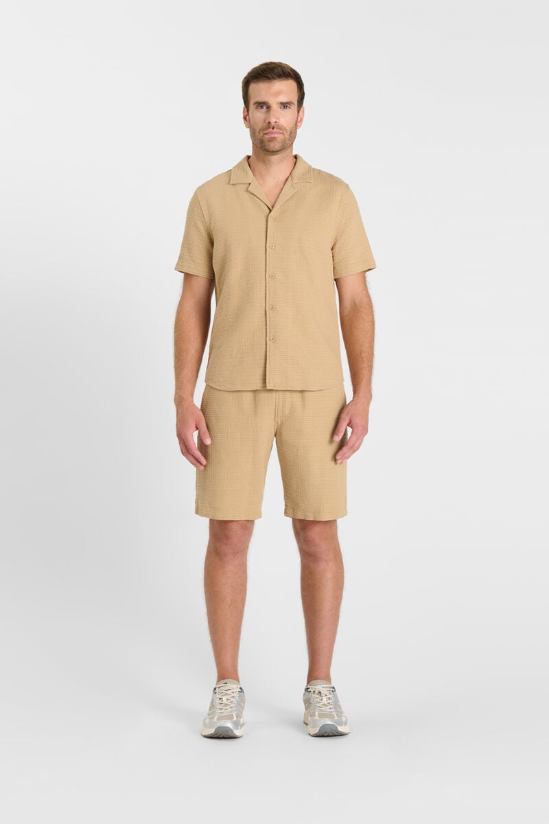 Chemise boutonnée LE TEMPS DES CERISES Beige