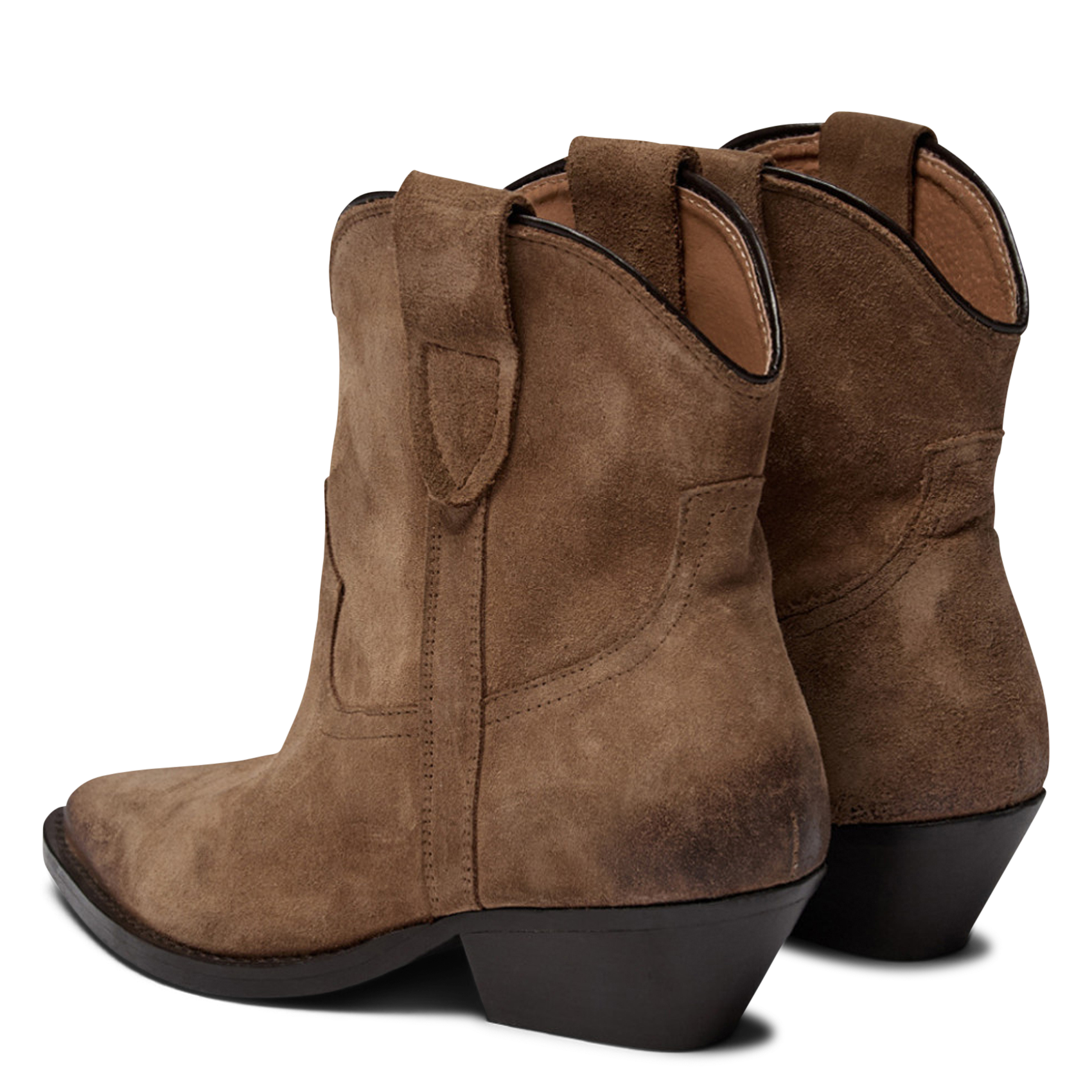 Leather mid-calf boots PAVEMENT Brown