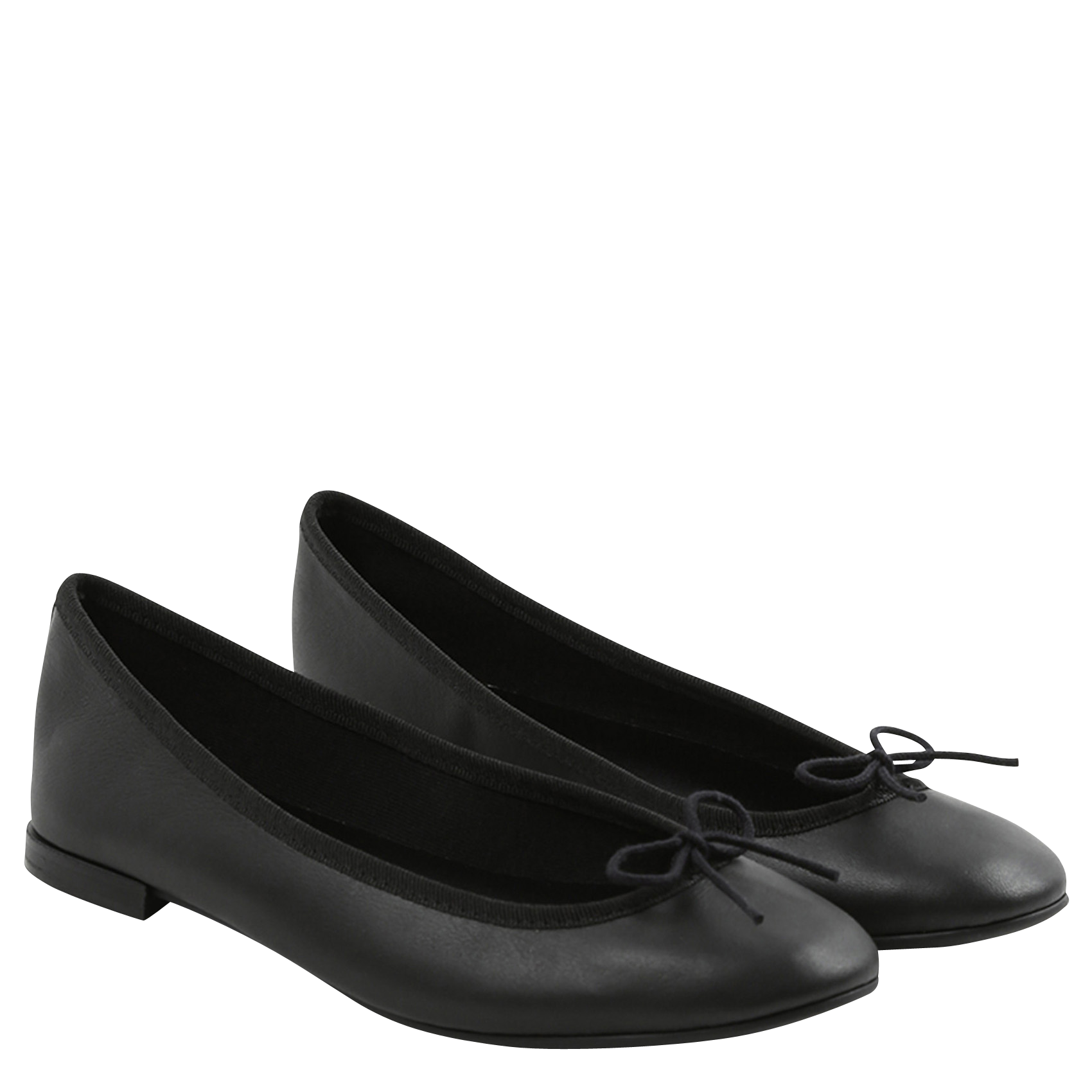 Leren ballerina's REPETTO Zwart