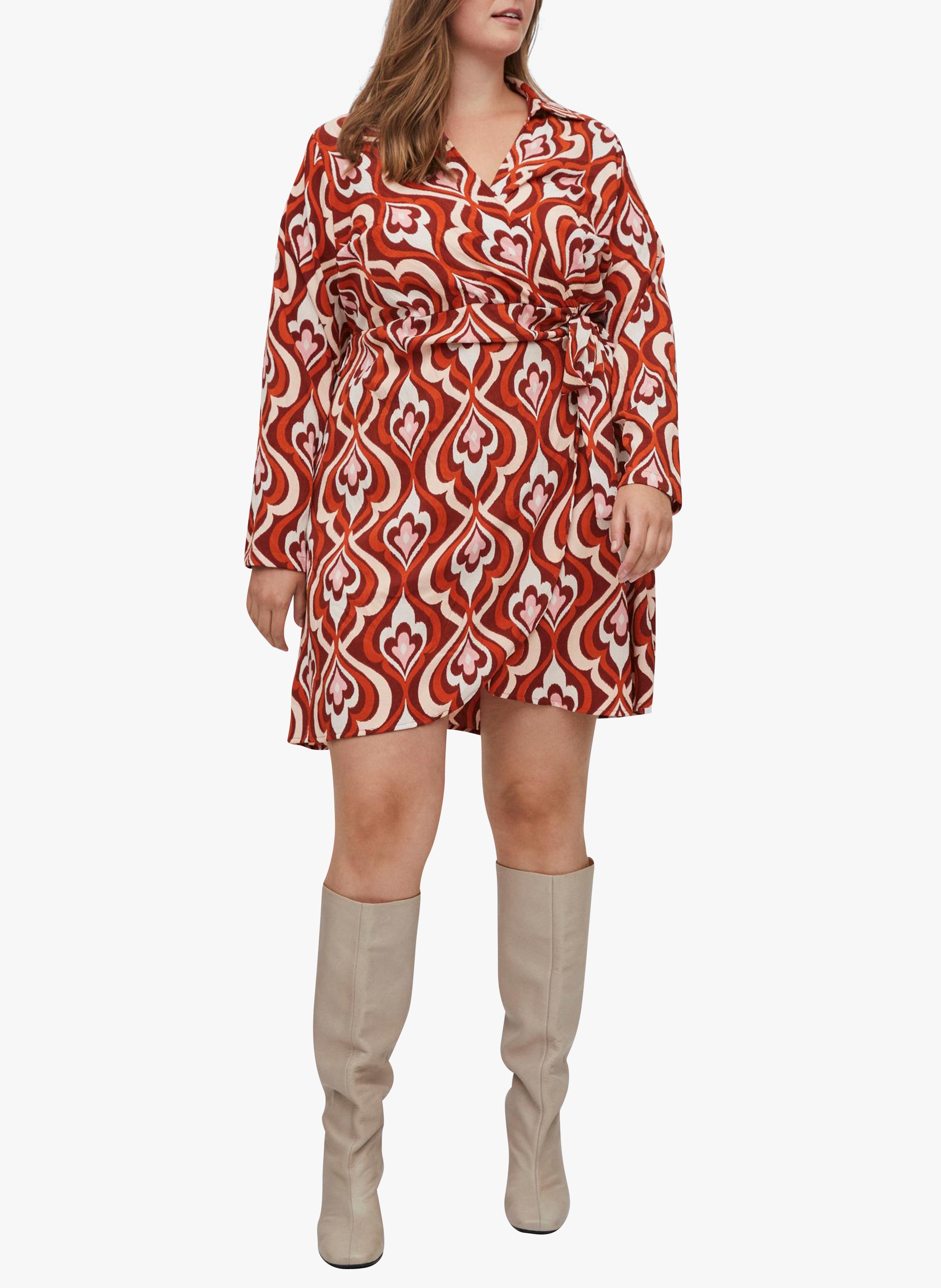 Robe courte imprimée EVOKED Multicolore