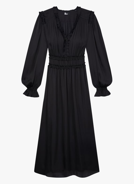 Robe Longue Robe The Kooples Occasion Robe Nuisette Longue