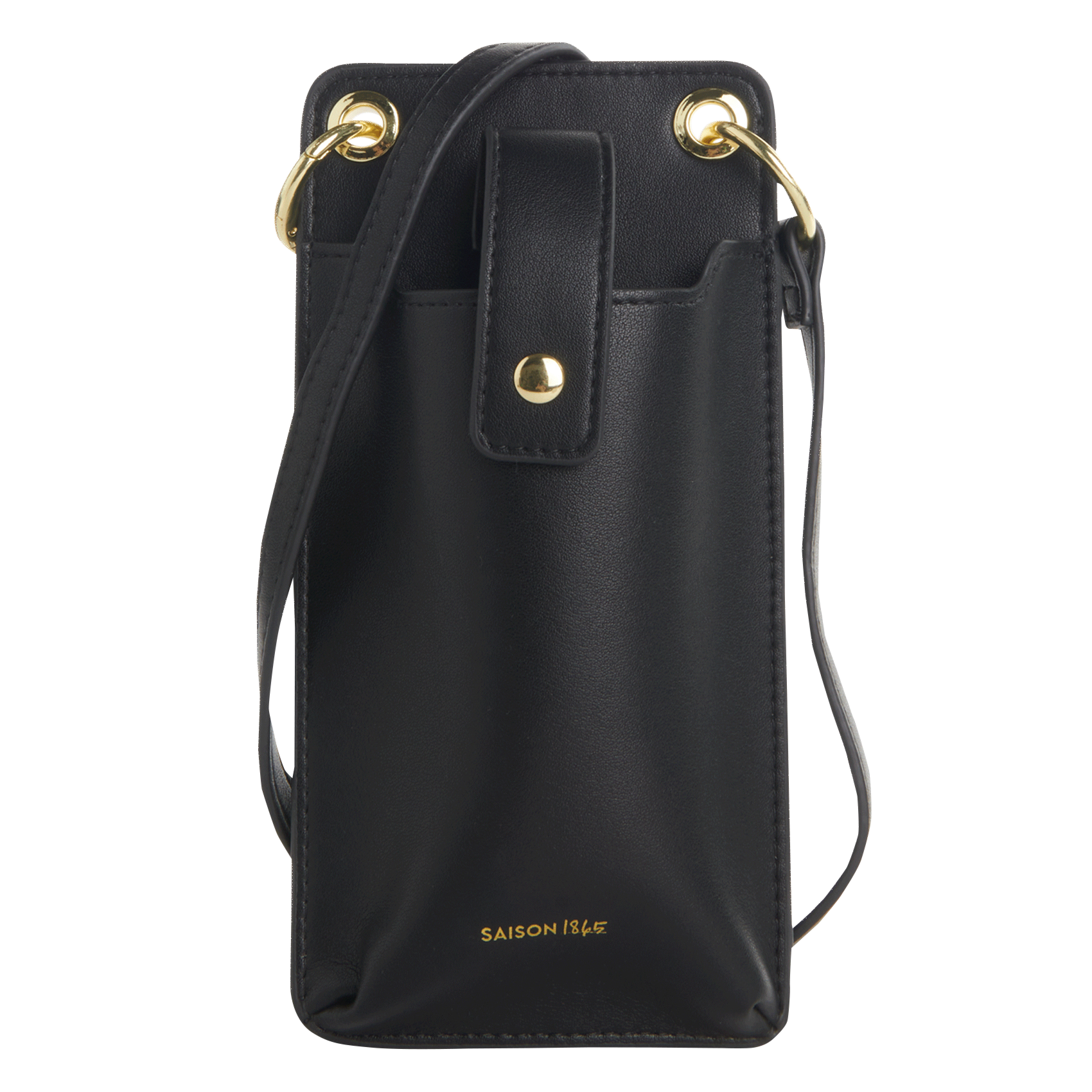 Smooth leather phone case SAISON 1865 Black