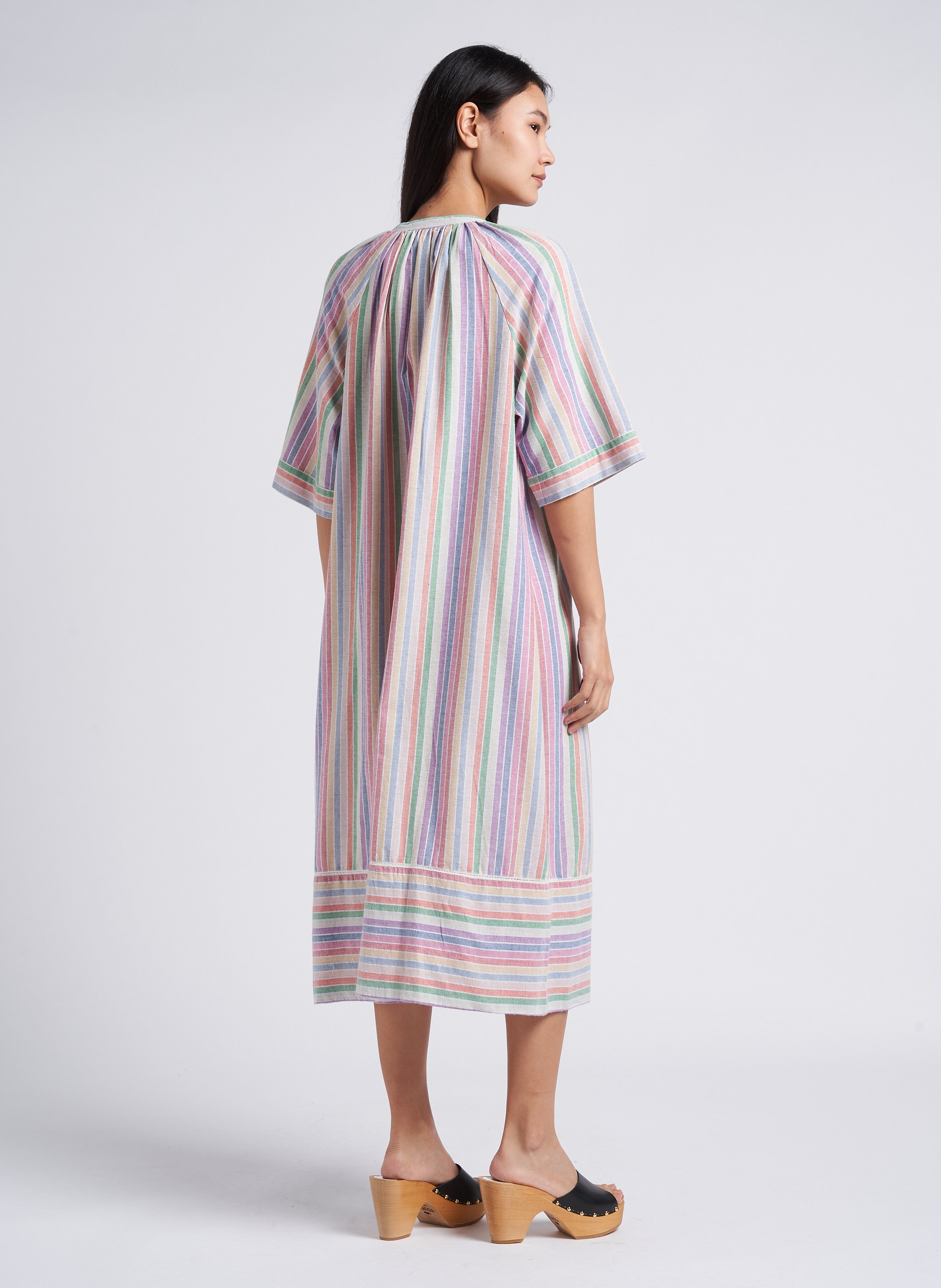 Open, leren klompen met hoge hak SABOTS YOUYOU Zwart