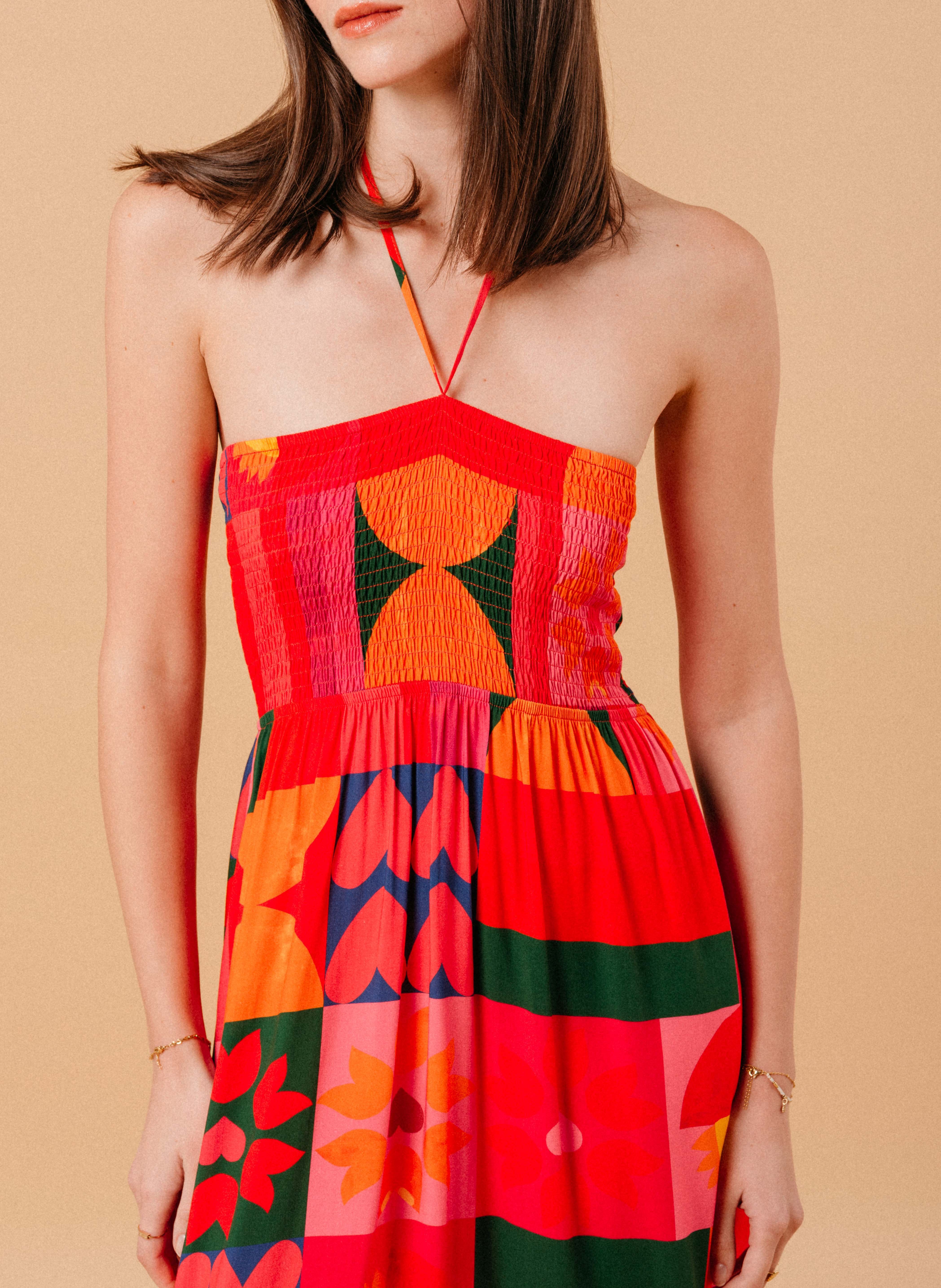 Abito lungo bustier GRACE ET MILA Rosso