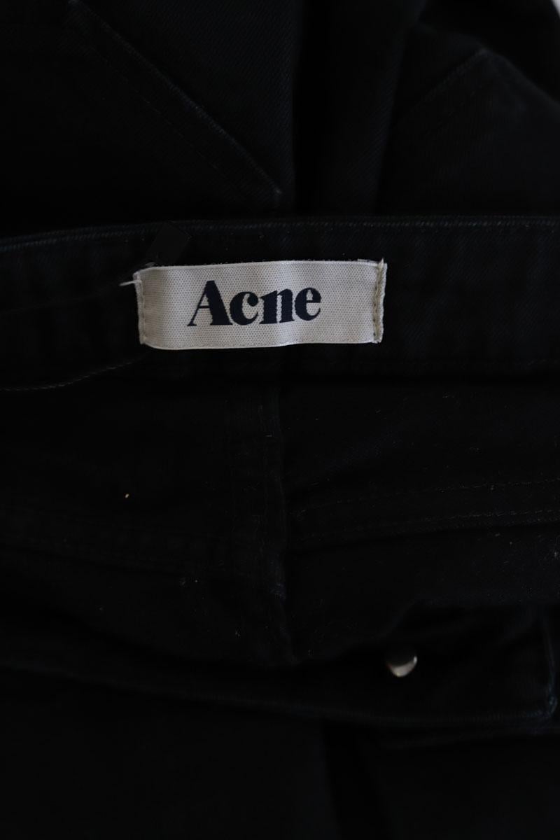 Cotton straight jeans ACNE STUDIOS - Seconde Main Black