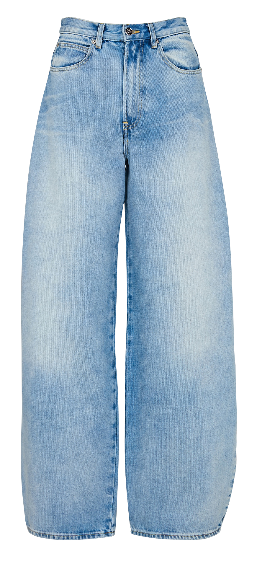 Cotton baggy jeans Blue Berenice Women Place des Tendances