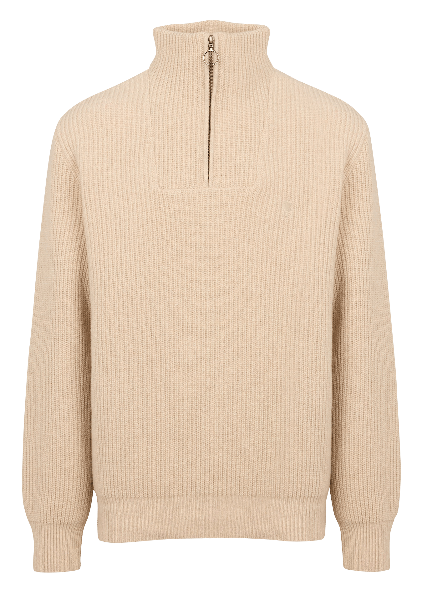 Faguo Donzy Round Neck Sweatshirt in Light Beige