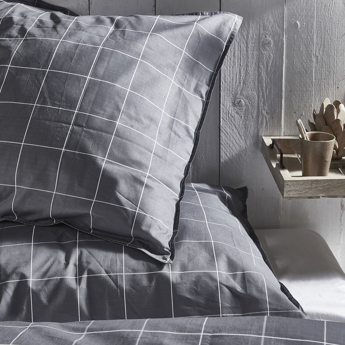 Cotton bedding set TODAY LINGE DE MAISON Grey