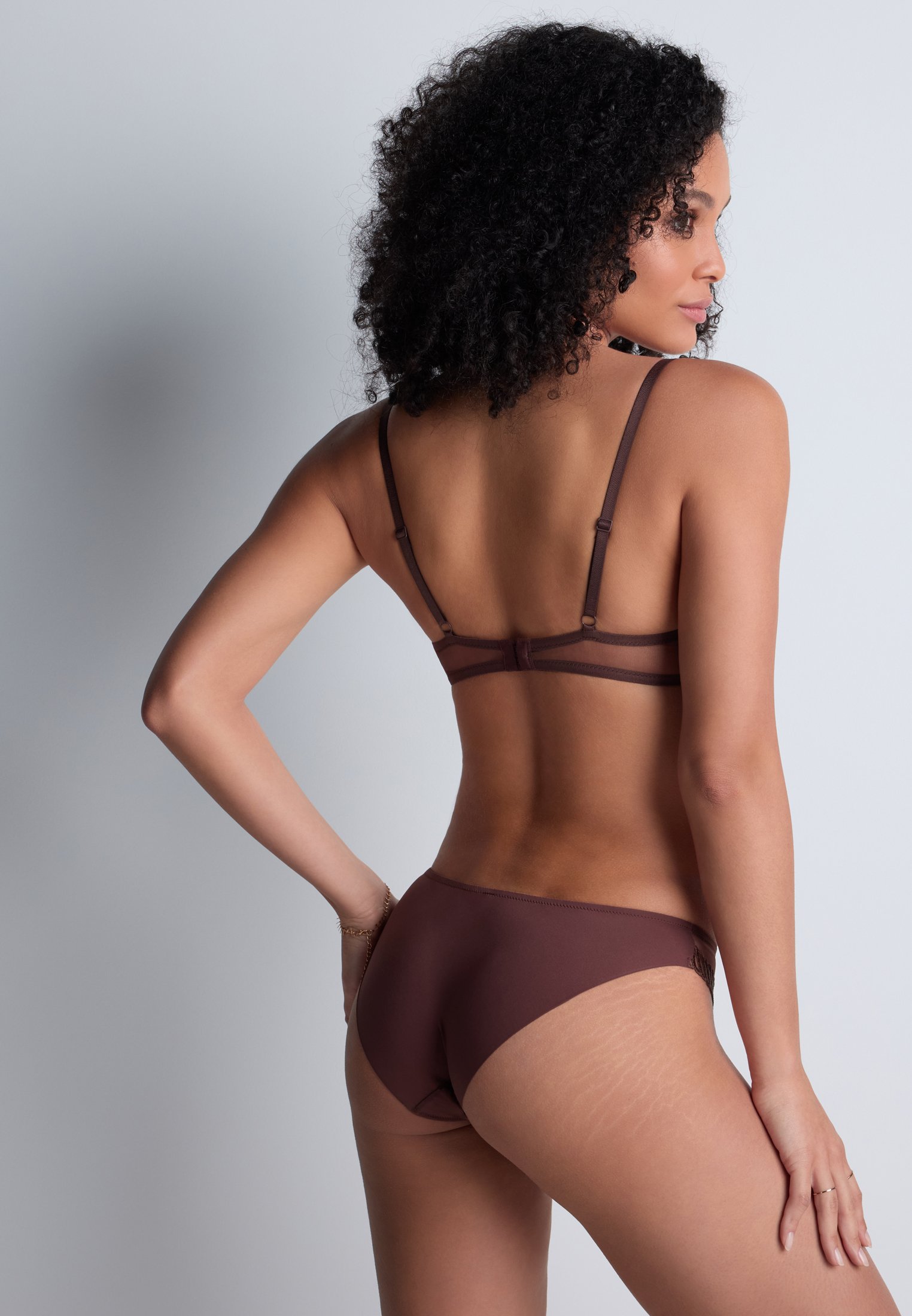 Push-up bra with molded cups AUBADE Brown