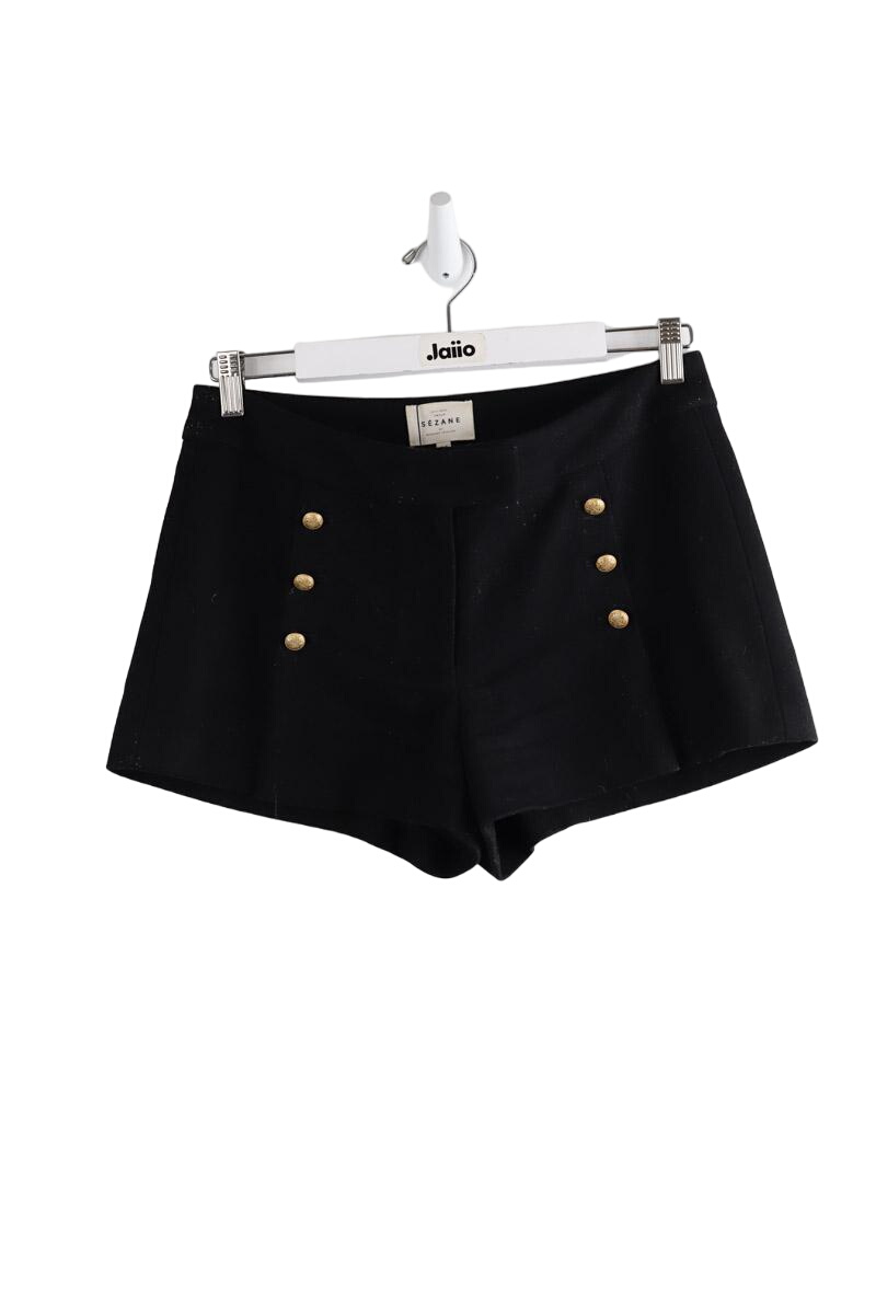 Wool mini shorts SEZANE - Seconde main Black