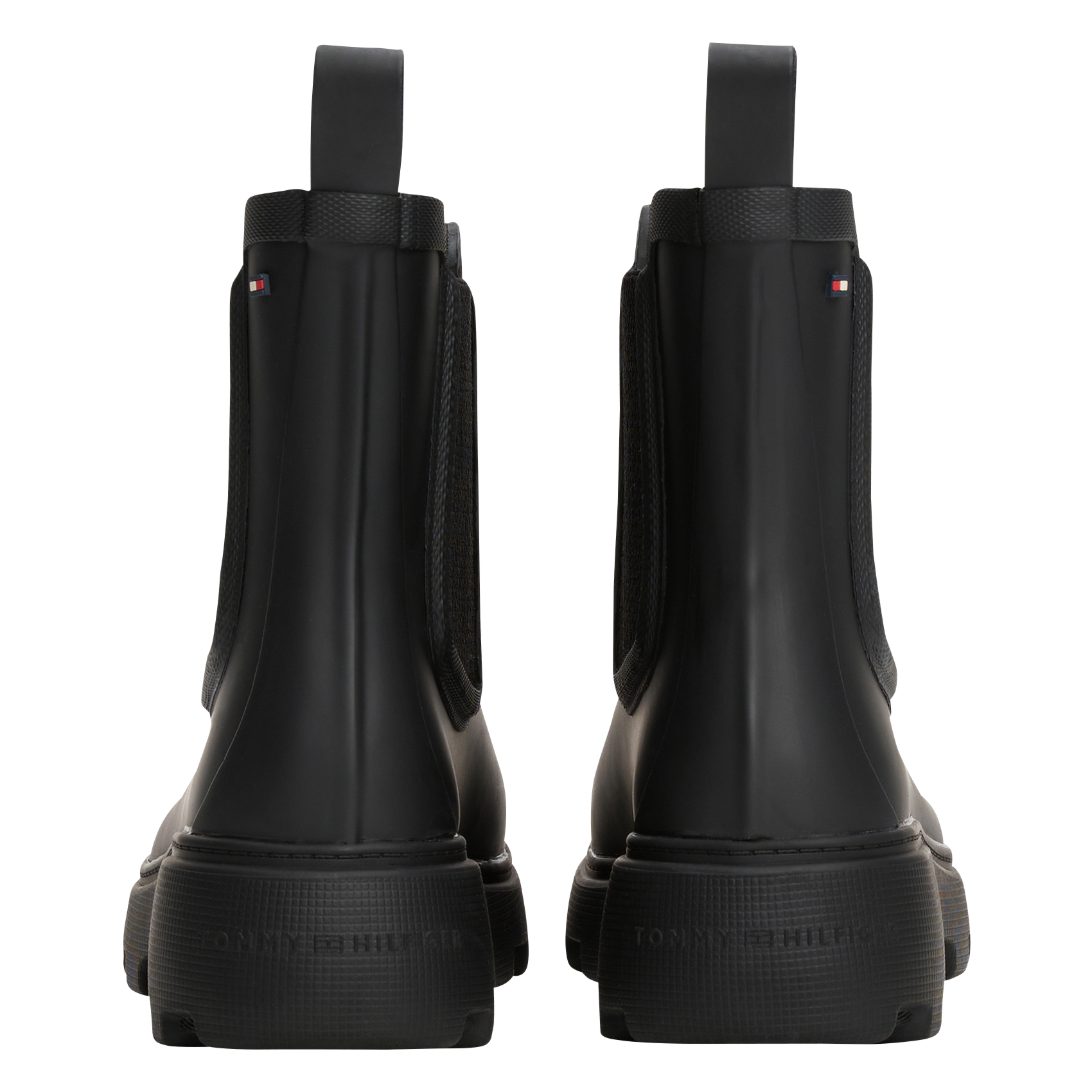 Bottines de pluie TOMMY HILFIGER Noir