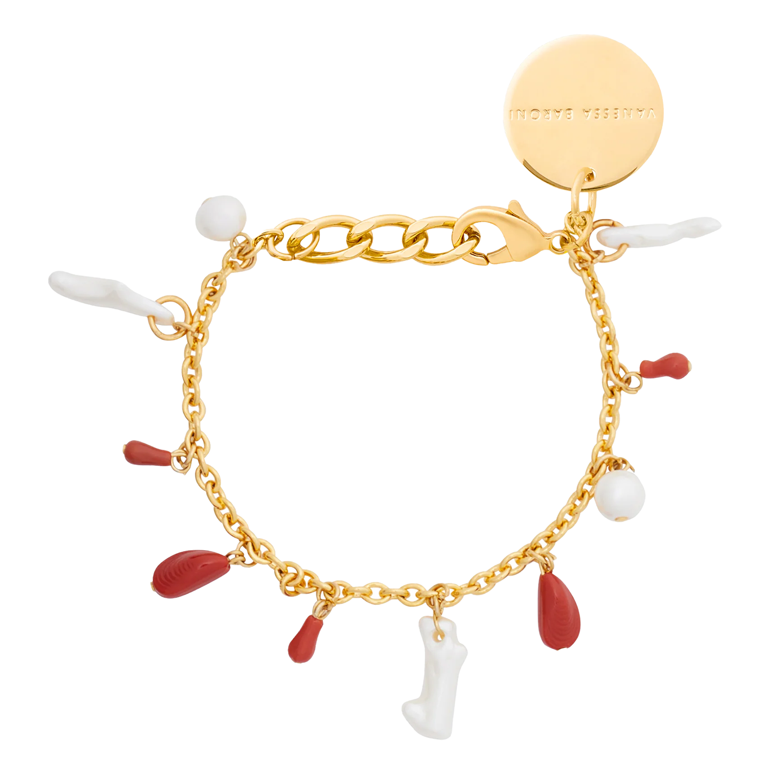 Armband mit Anhängern VANESSA BARONI Mehrfarbig