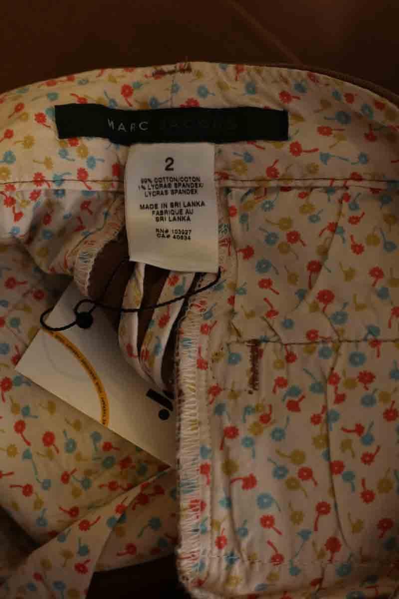 Bootcut cotton pants MARC JACOBS - Seconde Main Brown