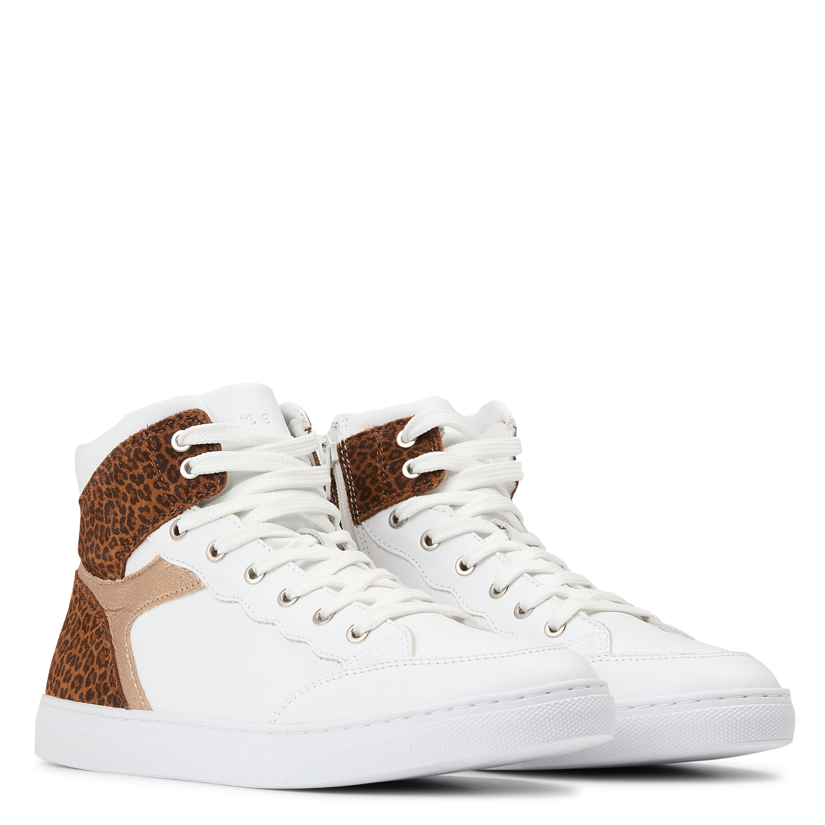 Baskets hautes en cuir ONE STEP Marron