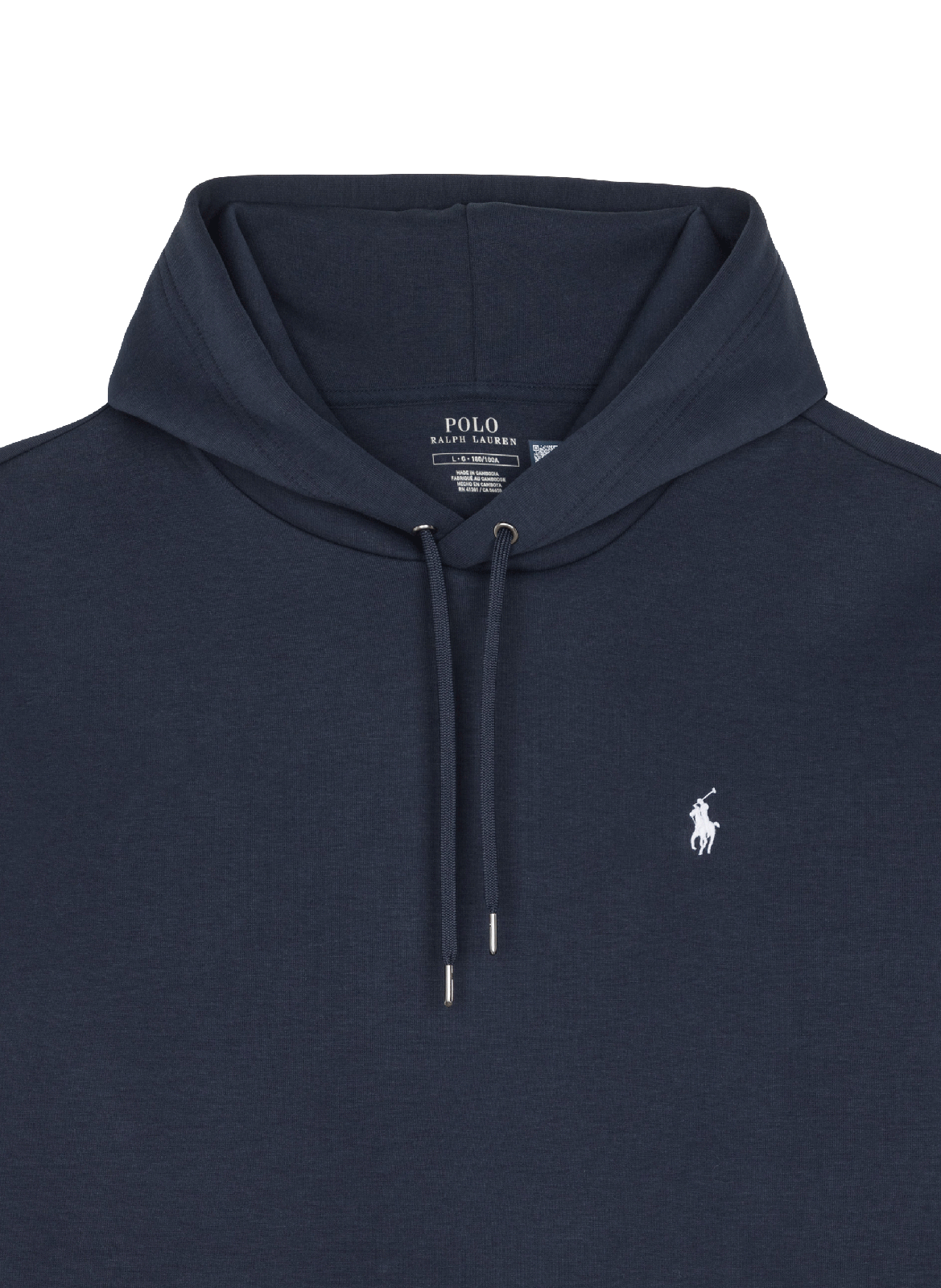 Rechte sweater met capuchon | katoenblend POLO RALPH LAUREN Blauw