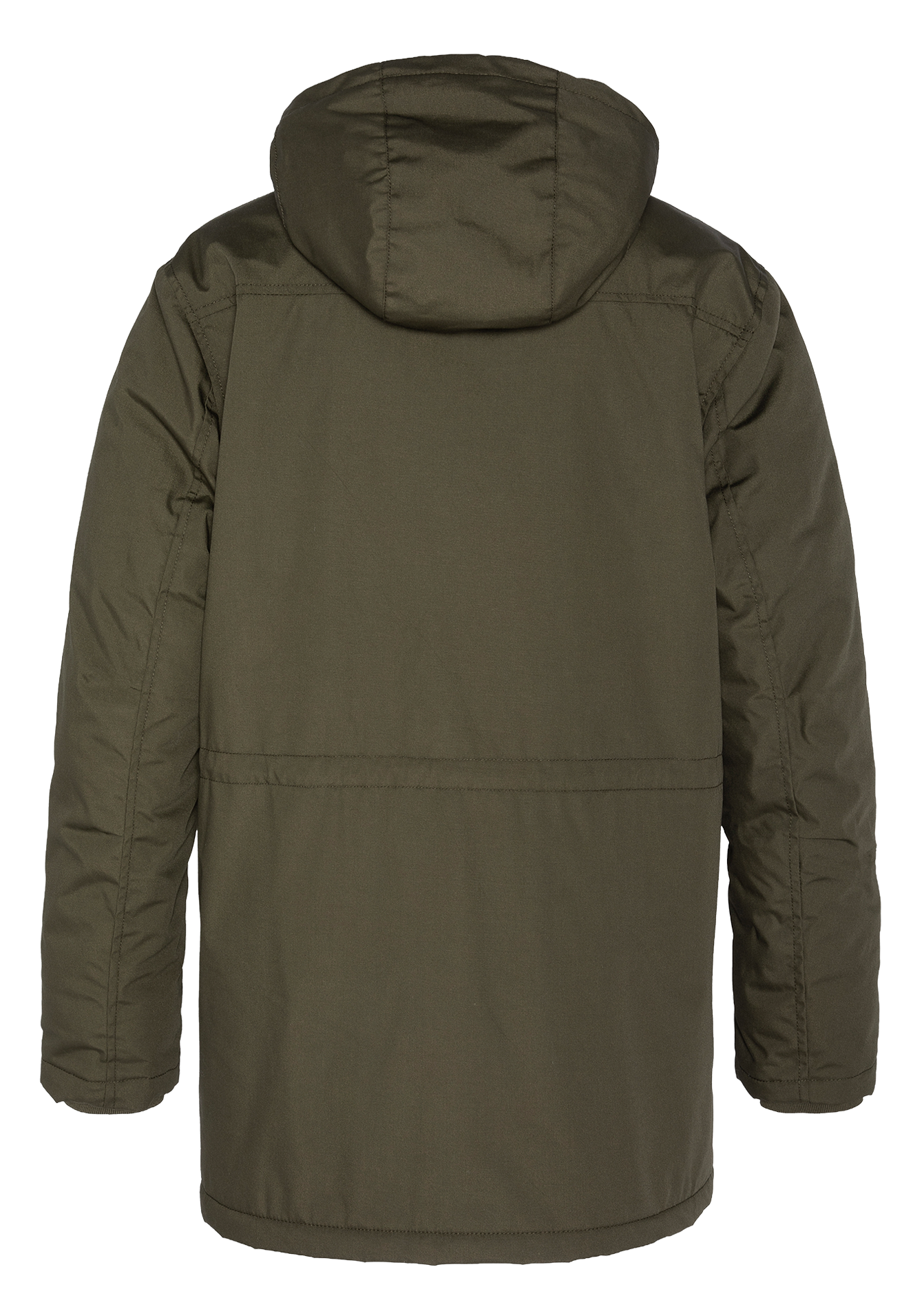 Parka à capuche col montant unie SCHOTT Vert