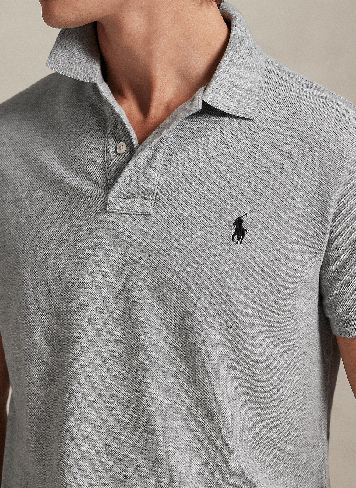 Cotton polo shirt POLO RALPH LAUREN Grey